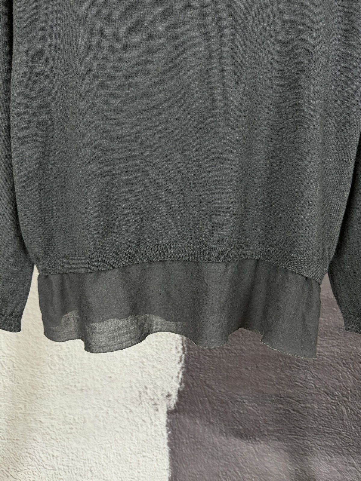 Fabiana Filippi Fabiana Filippi Merino wool grey sweater knitwear jumper Size M / US 6-8 / IT 42-44 - 7 Thumbnail