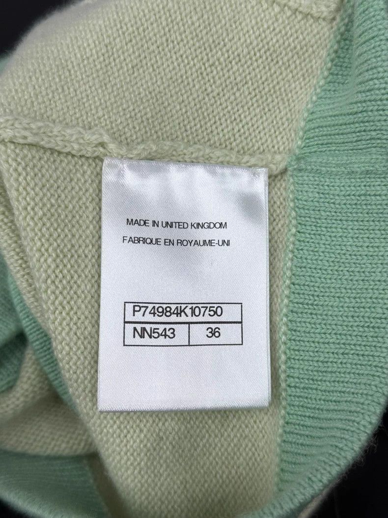 Chanel Chanel 23 Spring and Summer Green Neck Knitwear Size XS / US 0-2 / IT 36-38 - 5 Thumbnail