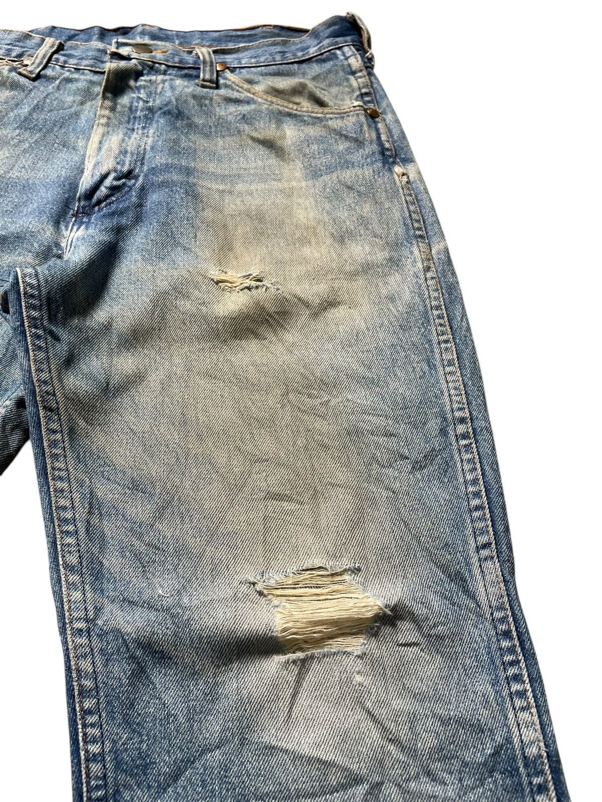 Vintage Vintage Wrangler Bluebell 60s Straight Fit Jeans Size US 32 / EU 48 - 5 Thumbnail