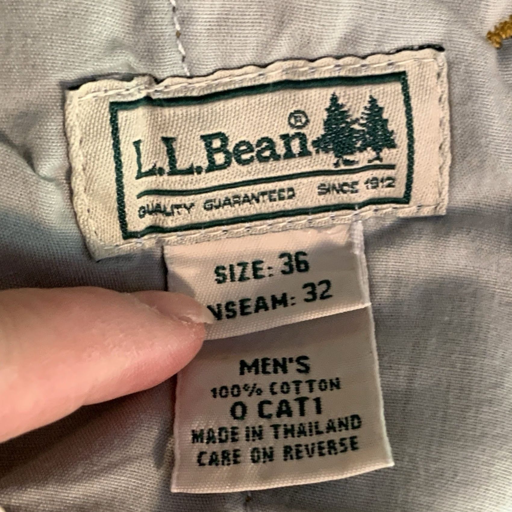 Vintage VINTAGE LL Bean Jeans Men 36x32 Blue Double Knee Baggy Workwear Boatbuilder NWT Size US 36 / EU 52 - 4 Thumbnail