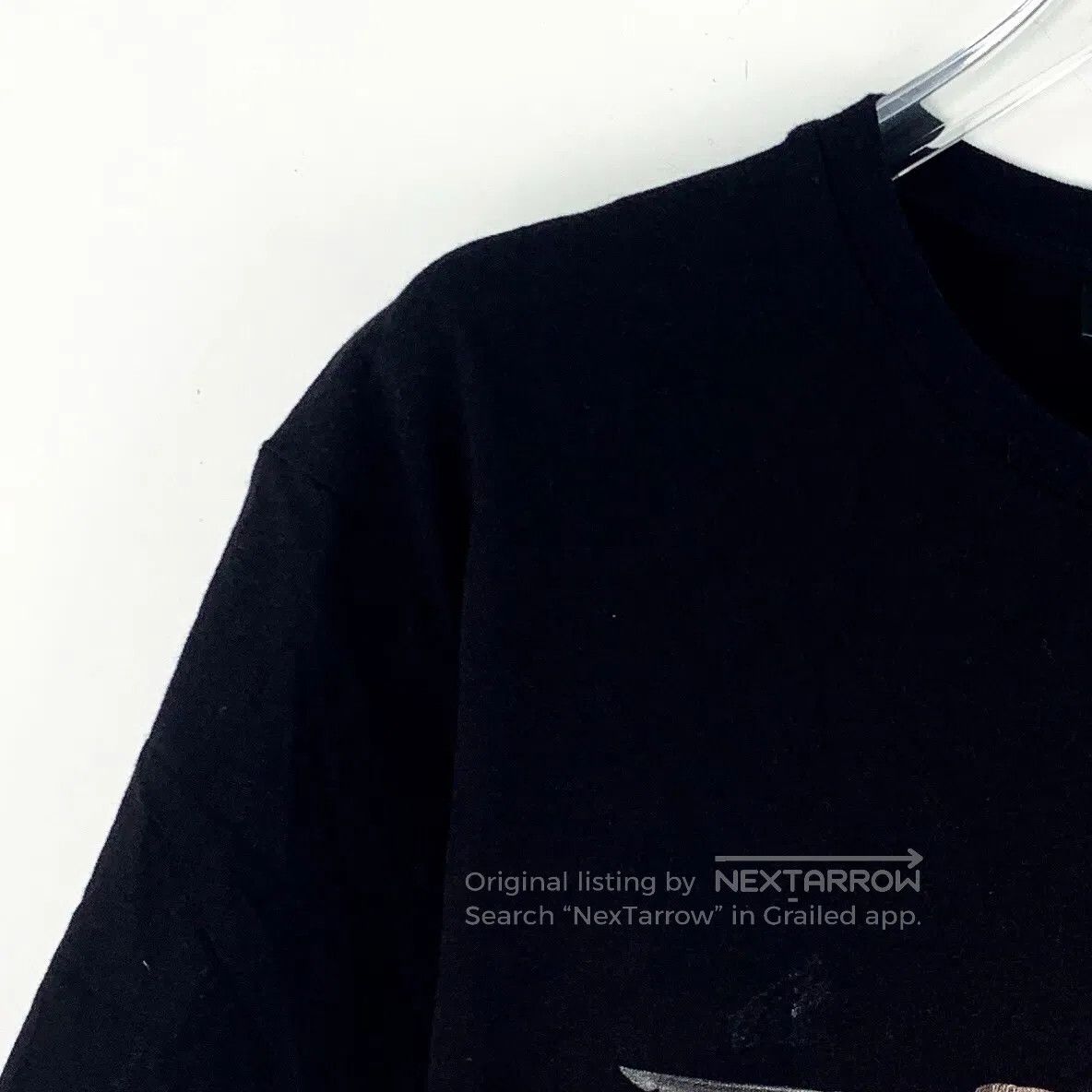 Neil Barrett Neil Barrett Black Angel Eagle Printed Cotton Crew Neck Sh Size US M / EU 48-50 / 2 - 3 Thumbnail