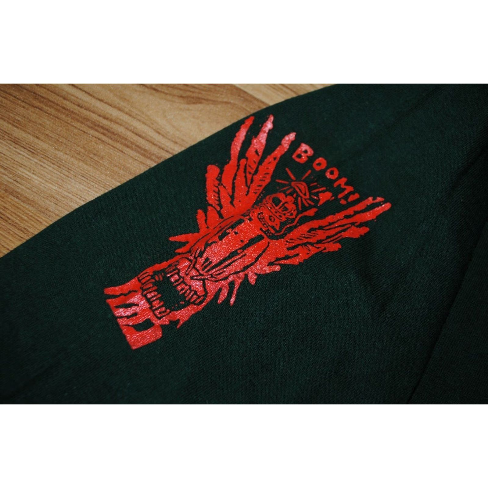 Vintage VINTAGE The Levellers 1990s Single Stitch Long Sleeve T-Shirt Screen Stars Best Shirt Men XL Green Size US XL / EU 56 / 4 - 3 Thumbnail