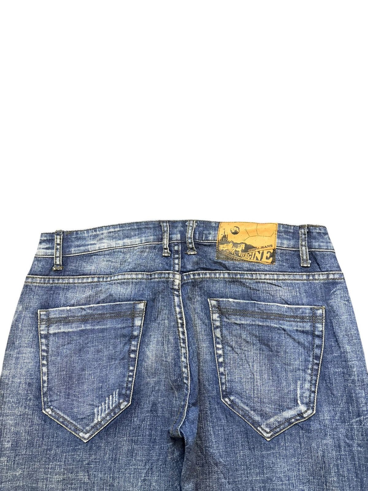 Edwin Vintage Japanese Brand Faded Wash Distressed Jeans Size 31" - 4 Thumbnail