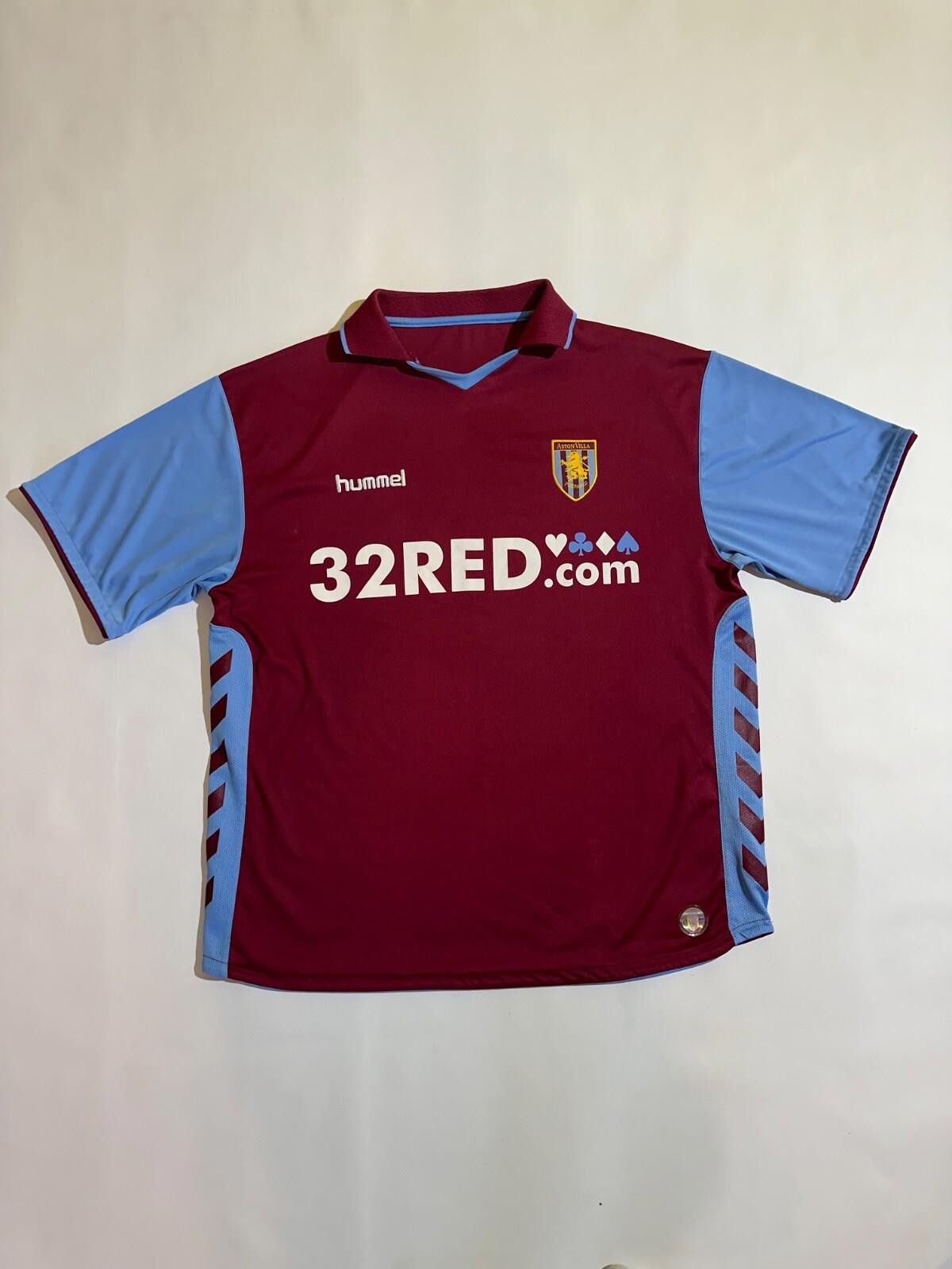 Hummel Hummel Aston Villa 200607 home Football Jersey Soccer Jersey Size US XL / EU 56 / 4 - 1 Thumbnail