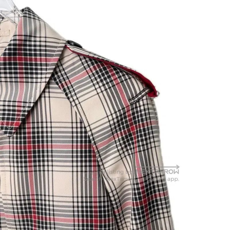 Burberry Burberry M Size Color-Block Cotton Blend Trench Coat. Size M / US 6-8 / IT 42-44 - 3 Thumbnail