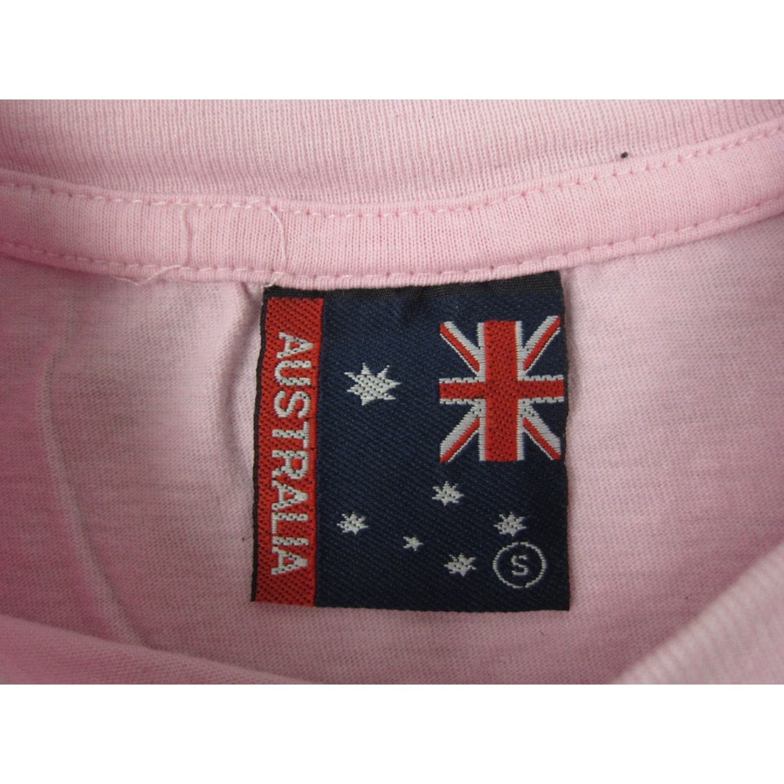 Vintage Vintage Australia Shirt Womens Small Pink 90s T-Shirt Short Sleeve Crew Neck Cotton Size S / US 4 / IT 40 - 6 Thumbnail