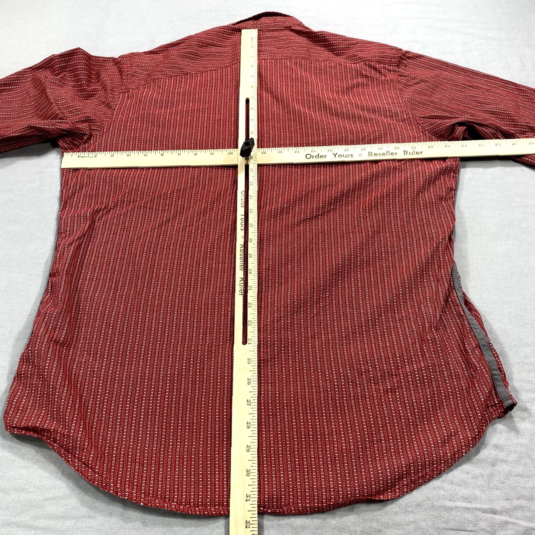 Roper Roper Shirt L Adult Red Striped Pearl Snap Western Cowboy Mens Size US L / EU 52-54 / 3 - 5 Thumbnail