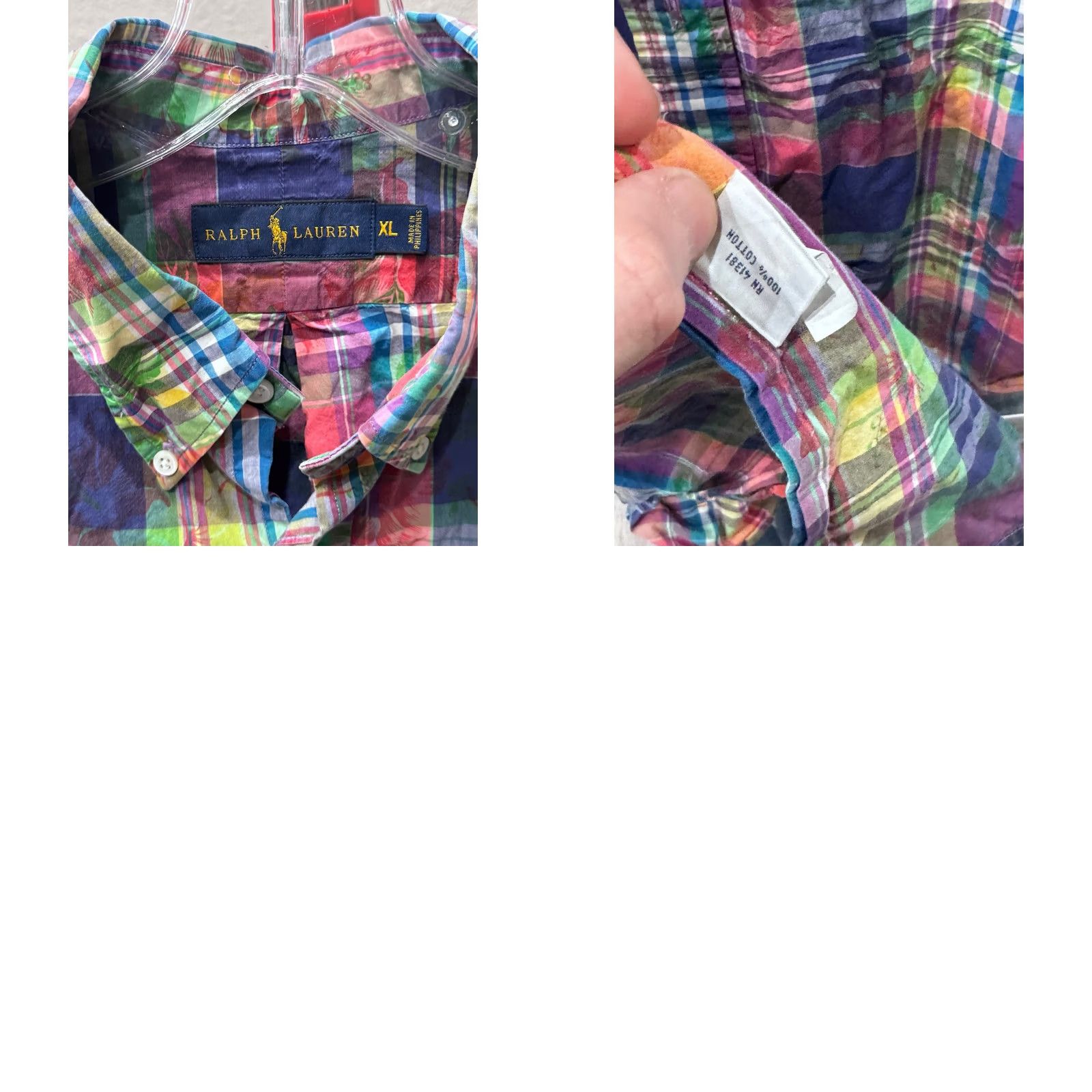Polo Ralph Lauren Polo Ralph Lauren Plaid Floral LONG SLEEVE SHIRT XL Mens Size US XL / EU 56 / 4 - 8 Thumbnail