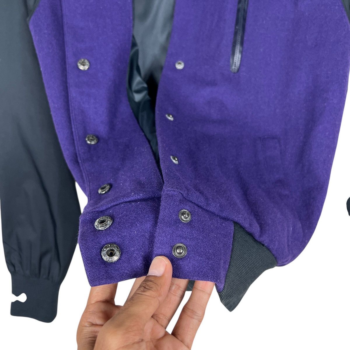 Nike 🔥 Nike Purple Varsity Bomber Jacket Size US M / EU 48-50 / 2 - 9 Thumbnail