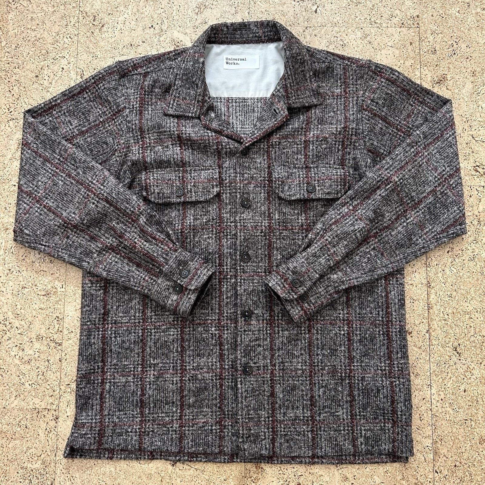 Universal Works Wool Plaid Camp Collar Board Shirt Button Up Small Size US S / EU 44-46 / 1 - 1 Thumbnail
