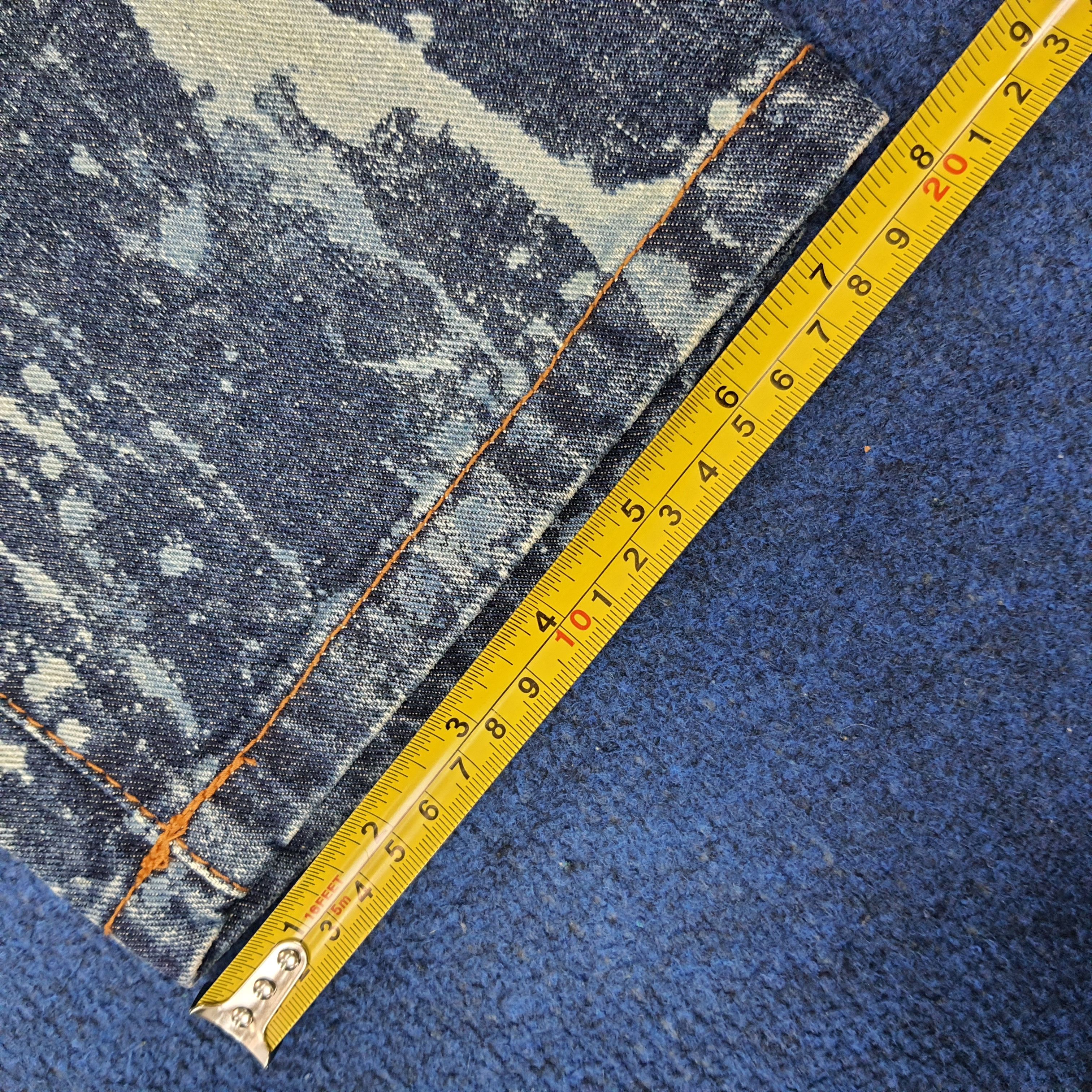 Vintage Vintage D/EX Denim Exchange Distressed Paint Jeans C272N2 Size US 33 - 17 Thumbnail