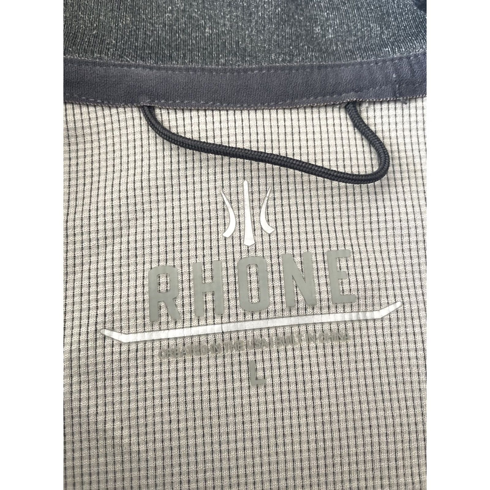 Rhone Rhone Mens L Gray Performance Sweater Active 1/4 Zip Back Pocket Logo Athletic Size US L / EU 52-54 / 3 - 3 Thumbnail