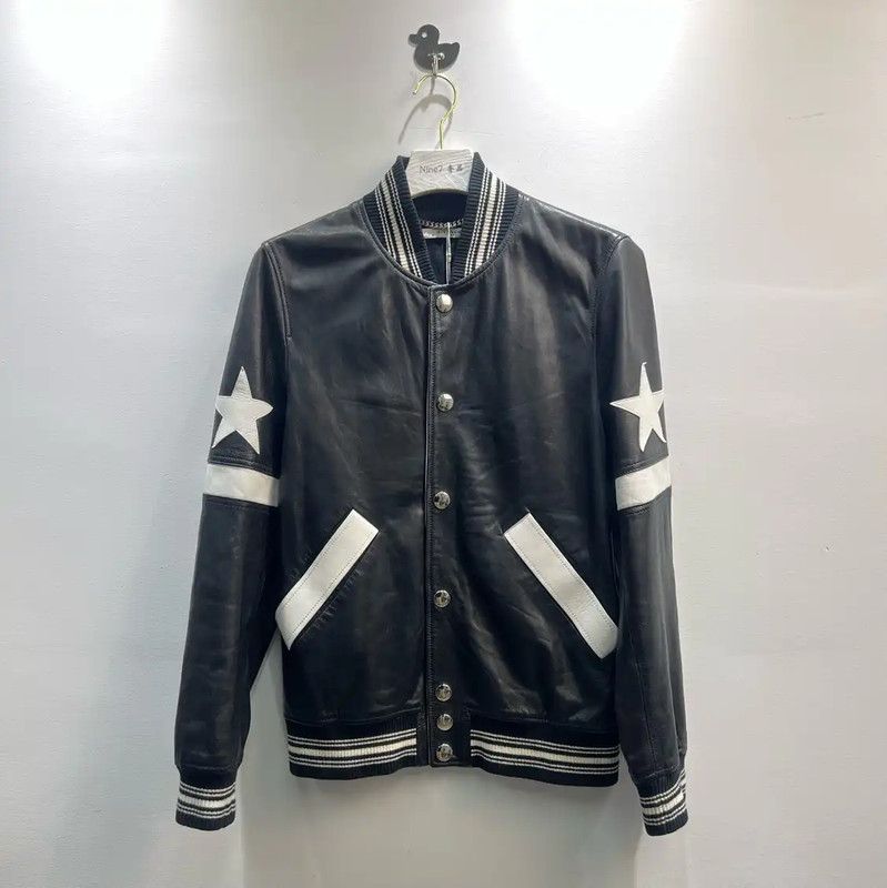 Givenchy Givenchy Black Lambskin Men's Jacket 0089 Size US L / EU 52-54 / 3 - 1 Thumbnail