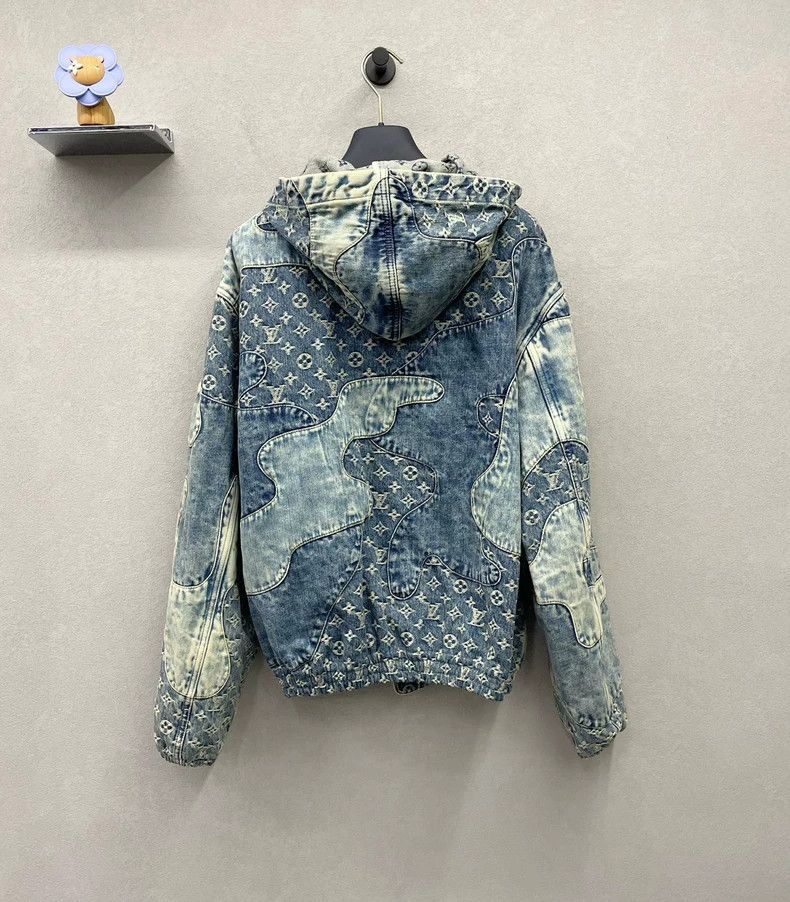 Louis Vuitton Louis Vuitton Deconstructed patchwork full print denim jack Size US M / EU 48-50 / 2 - 4 Thumbnail