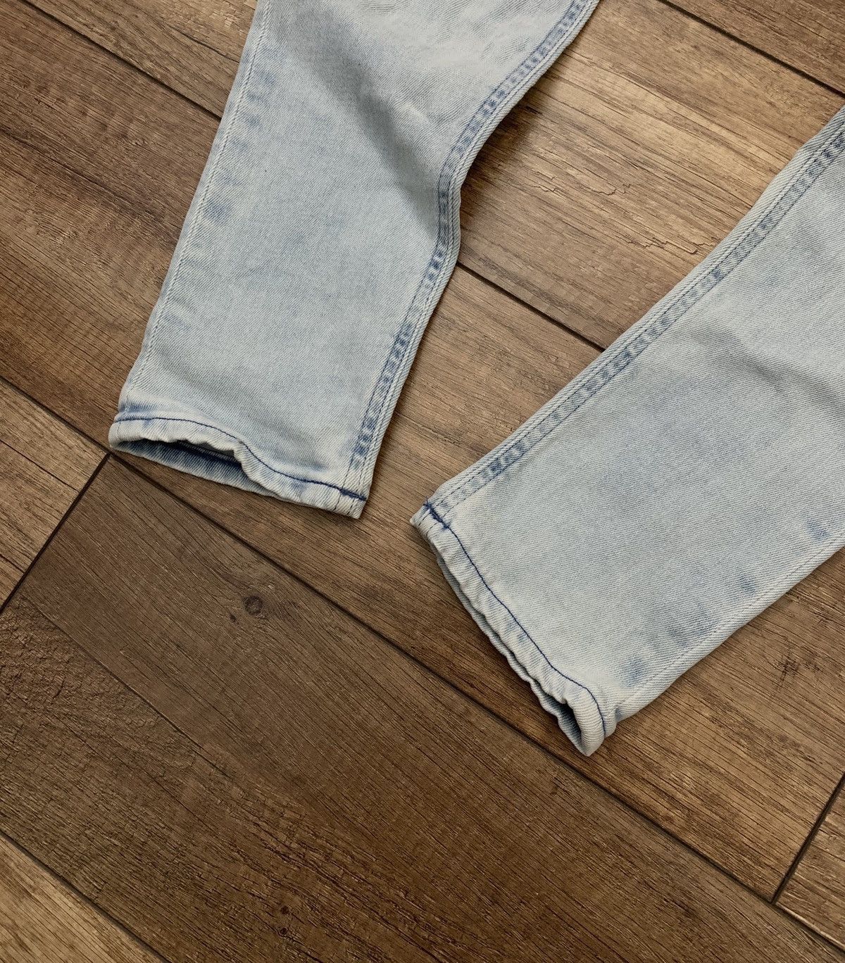 Acne Studios Acne Studios Women's Skin 5 Silver Blue Jeans Denim Pants Size 27" / US 4 / IT 40 - 4 Thumbnail