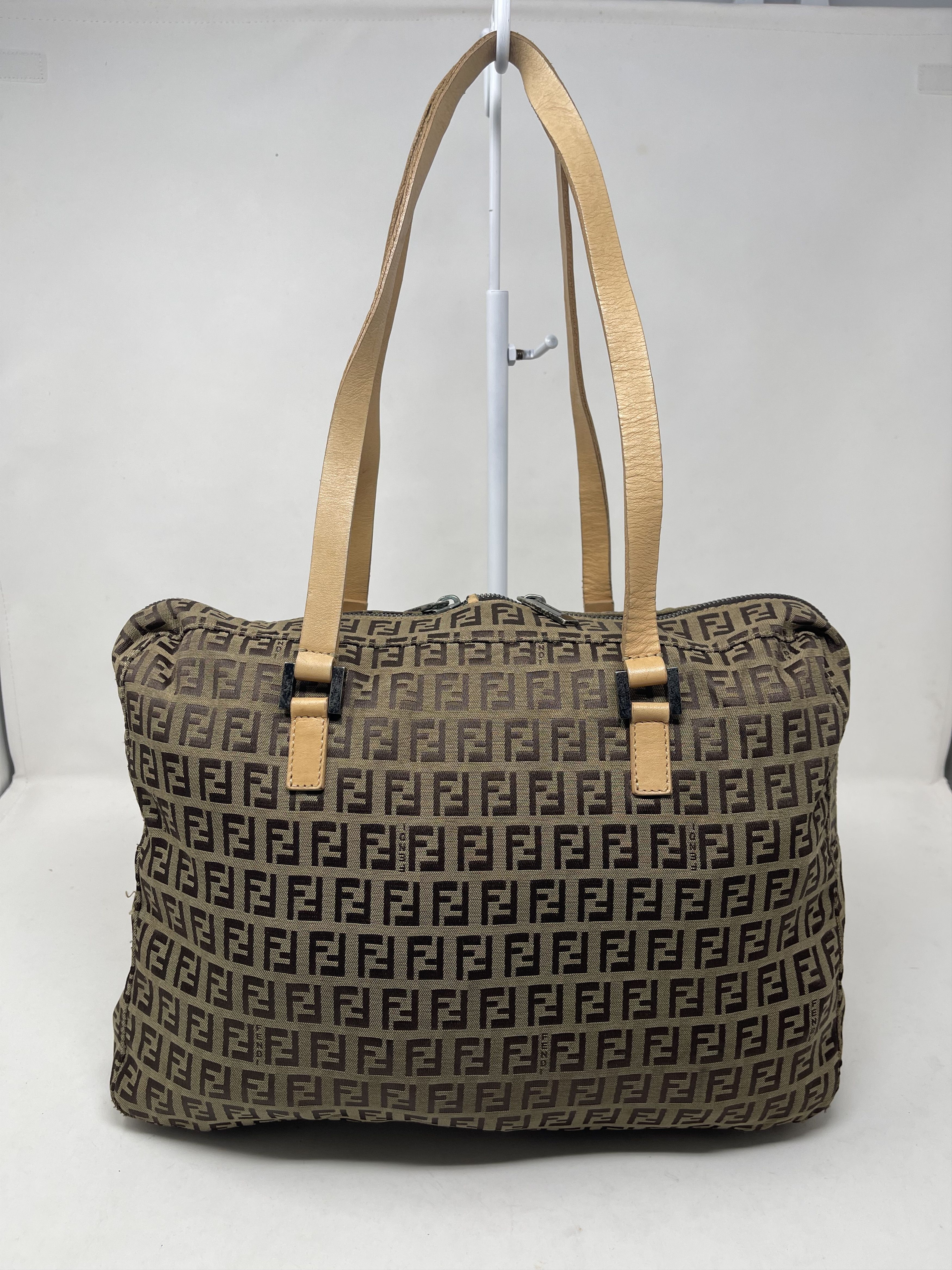 Fendi Fendi Zucchino Tote Bag Monogram Size ONE SIZE - 1 Thumbnail