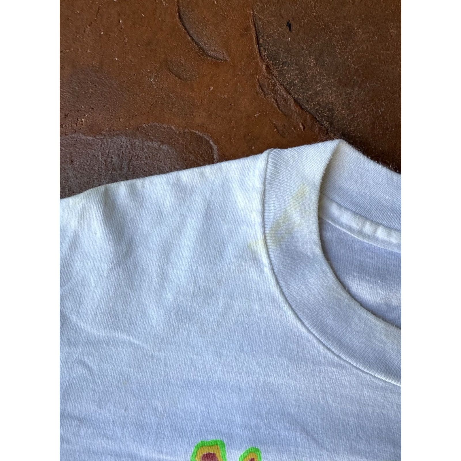 FRED VINTAGE Flintstones T-Shirt XL White Cotton Graphic Print Crew Neck Men 1993 Fred Dreadlock Bed Rock Hip Hop Cartoon Size US XL / EU 56 / 4 - 4 Thumbnail