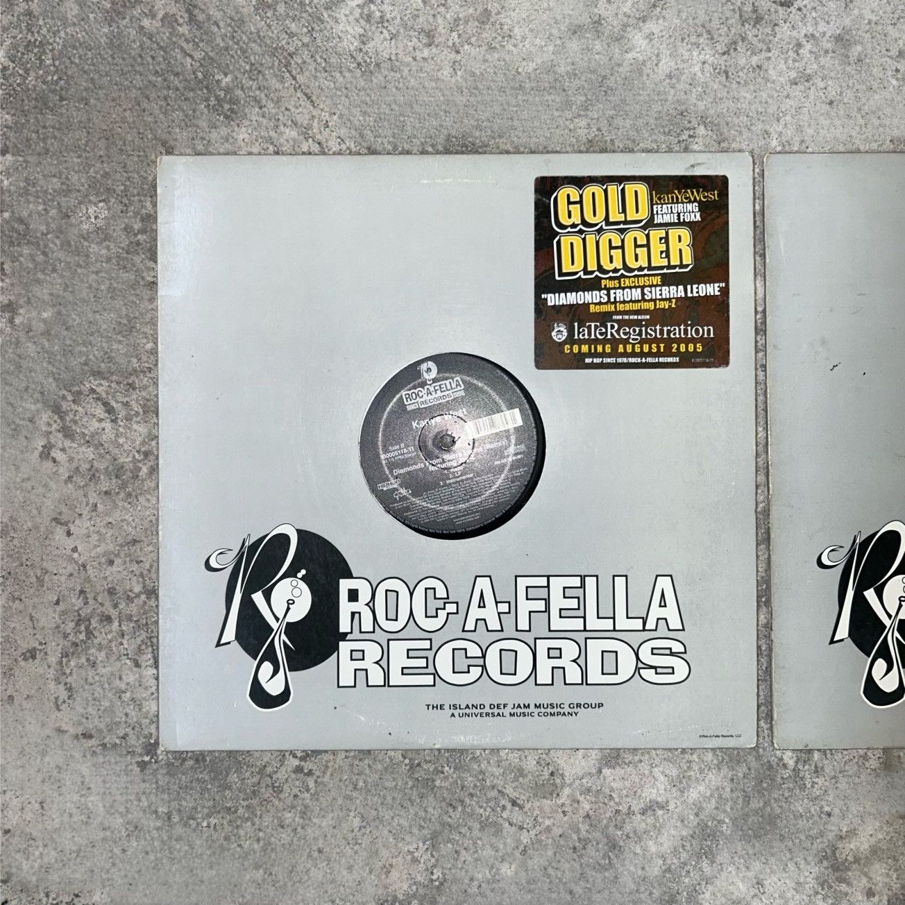 Kanye West 2005 Vintage Rock-A-Fella Single Promo Vinyls Size ONE SIZE - 2 Thumbnail