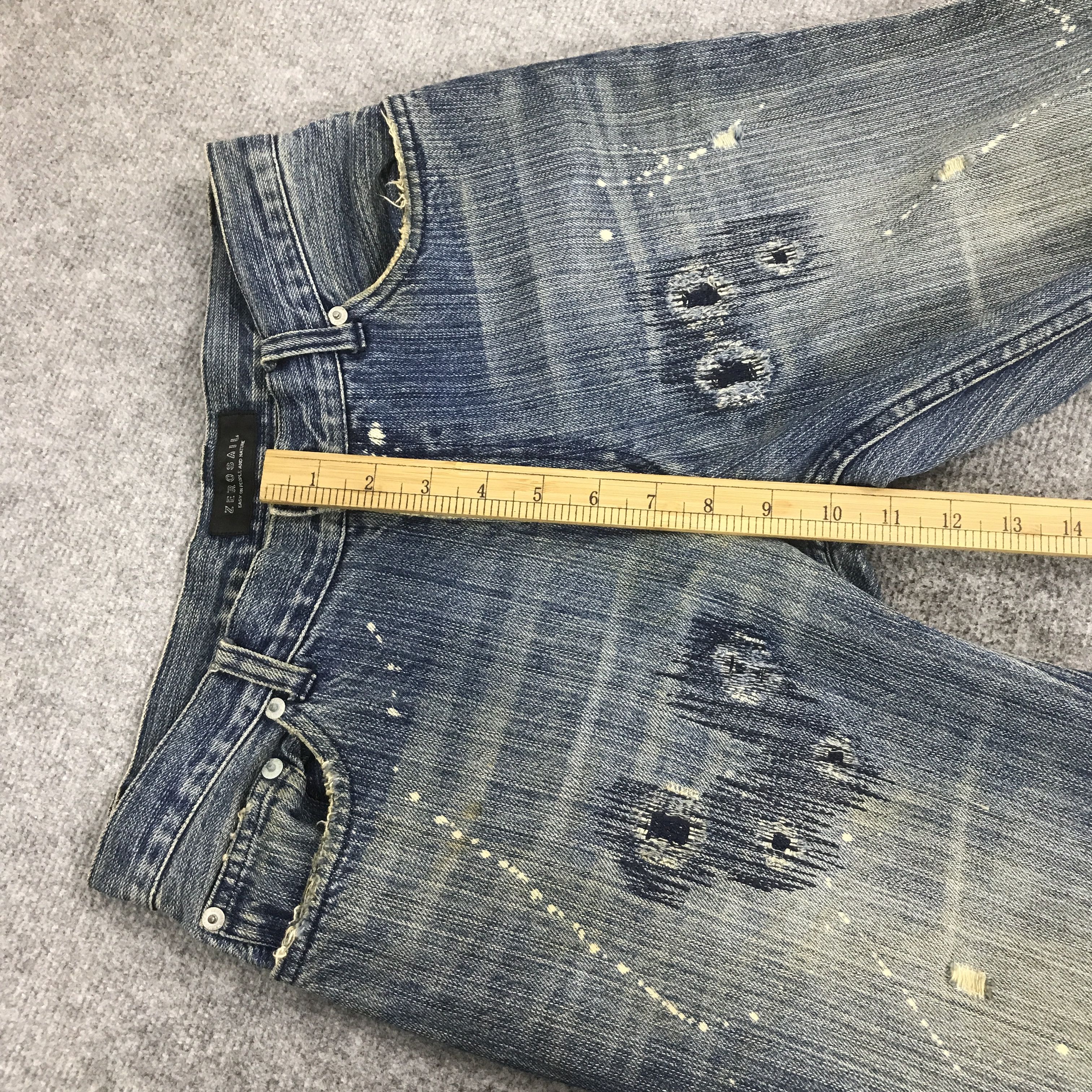 Japanese Brand ZEEROSAIL DESIGN STYLE IFSIXWASNINE DENIM PANTSK74B1 Size US 29 - 8 Thumbnail