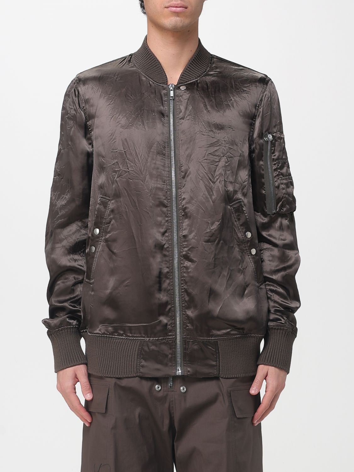 Rick Owens Rick Owens Jacket Men Brown Size US XL / EU 56 / 4 - 1 Thumbnail