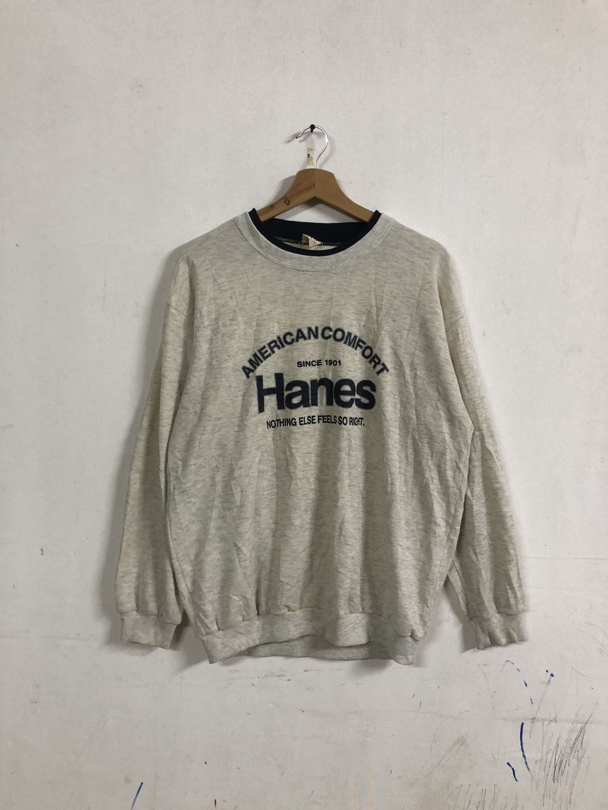 Hanes × Vintage Vintage Y2K Hanes Sweatshirt Size US L / EU 52-54 / 3 - 1 Thumbnail
