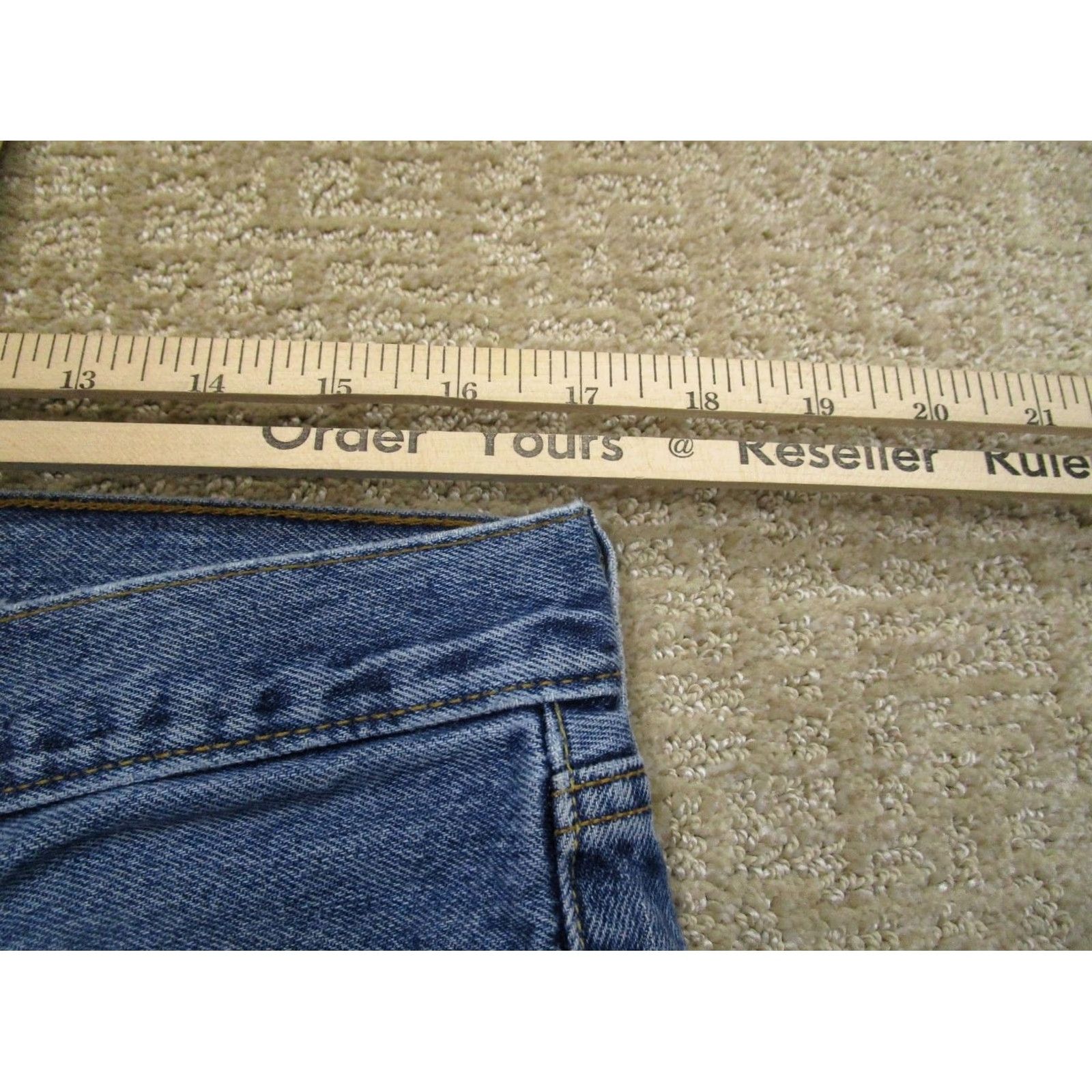 Levi's VINTAGE Levi's 501 Jeans Men 36x36 Blue Button Fly Original Light Wash Denim Pants Straight 5-Pocket Mens Regular Fit Blue Jeans Size US 36 / EU 52 - 6 Thumbnail