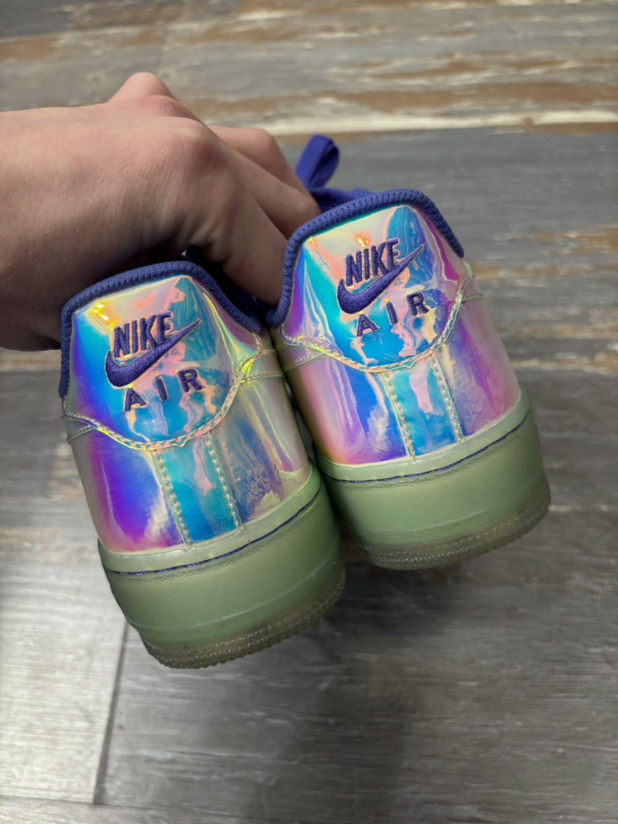 Nike Nike Air Force 1 Low Premium iD 'Iridescent' Size 7 Size US 7 / EU 40 - 5 Thumbnail