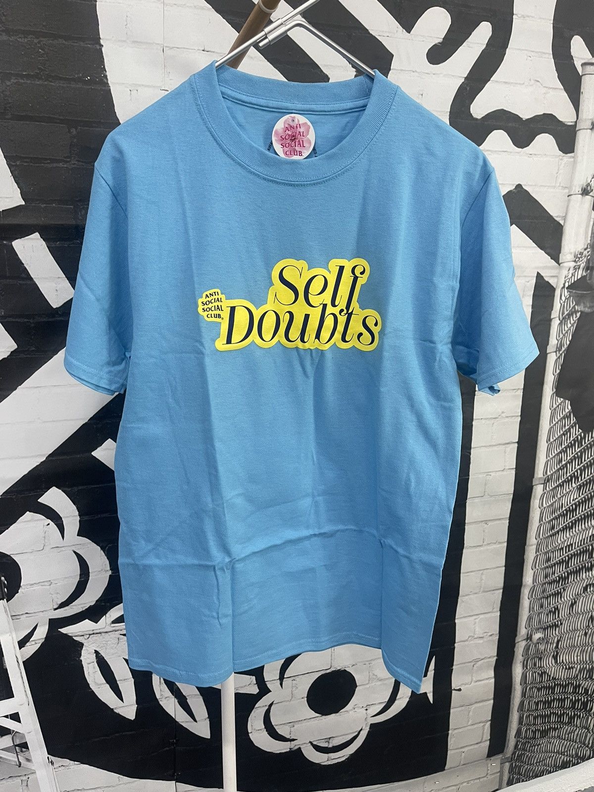Anti Social Social Club × Designer ‼️ ASSC Anti Social Club I Doubt It Tee Blue Size Small ‼️ Size S / US 4 / IT 40 - 4 Thumbnail