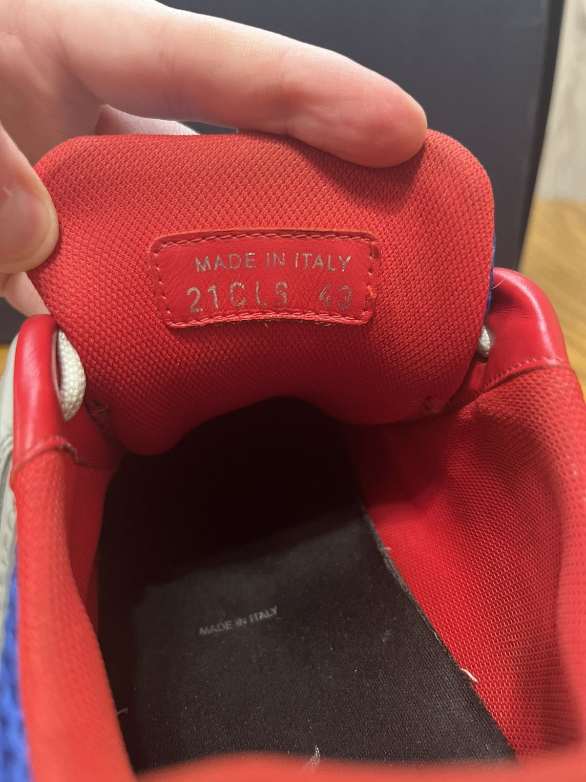 Dior Dior B22 Sneaker Red/Blue Size US 10 / EU 43 - 7 Thumbnail