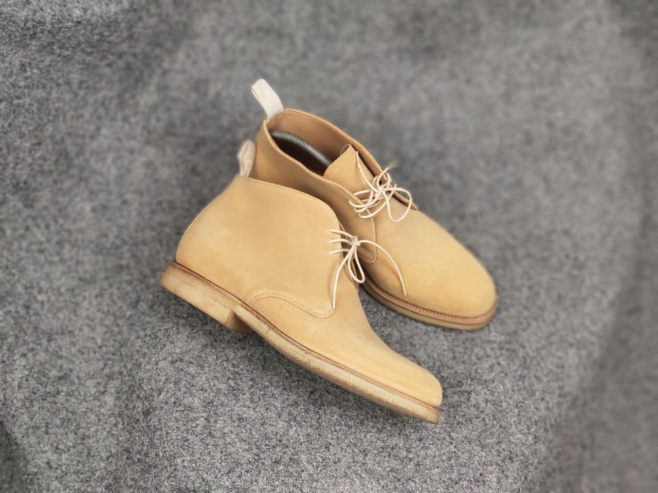 Cheaney Joseph Cheaney &Sons Desert Chukka Suede Leather Ankle Boots Size US 8 / EU 41 - 4 Thumbnail