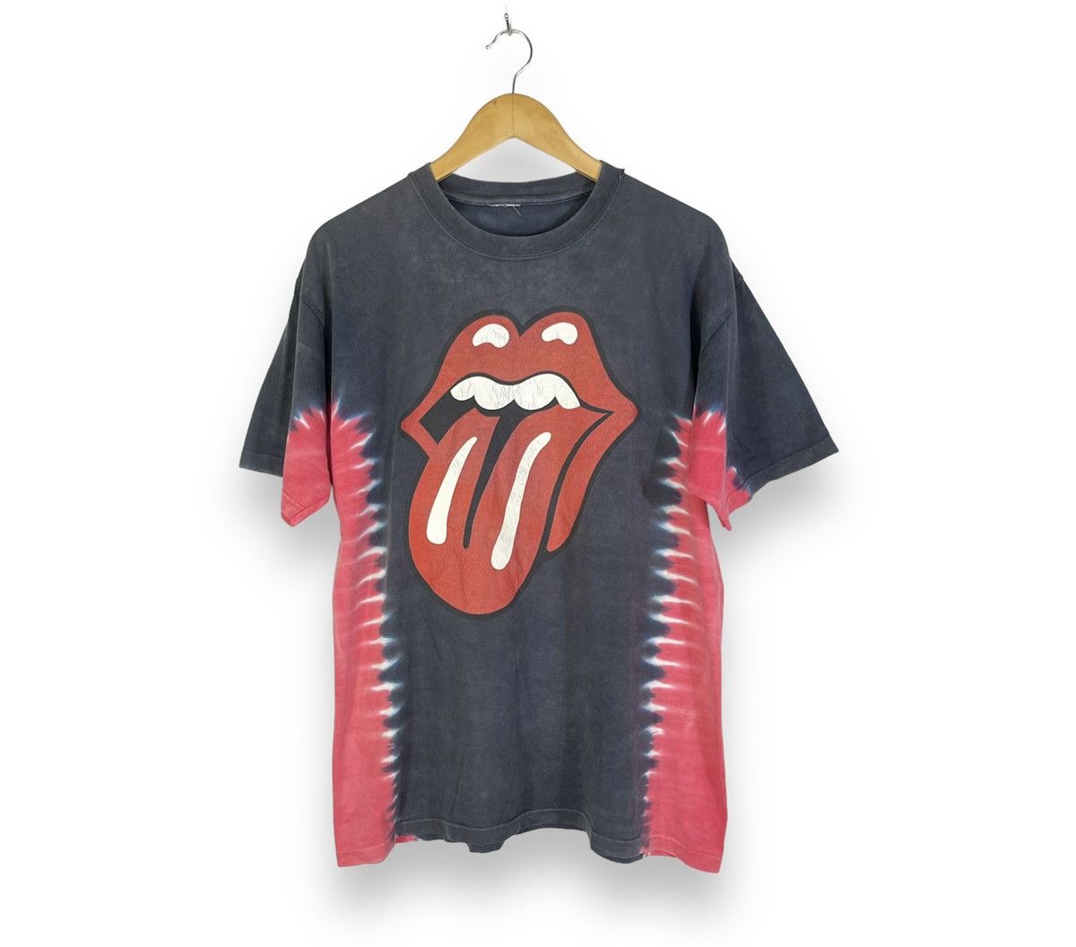 Band Tees Vintage Rolling Stones Withstand Fades Tie Dye Tee Size US L / EU 52-54 / 3 - 1 Thumbnail