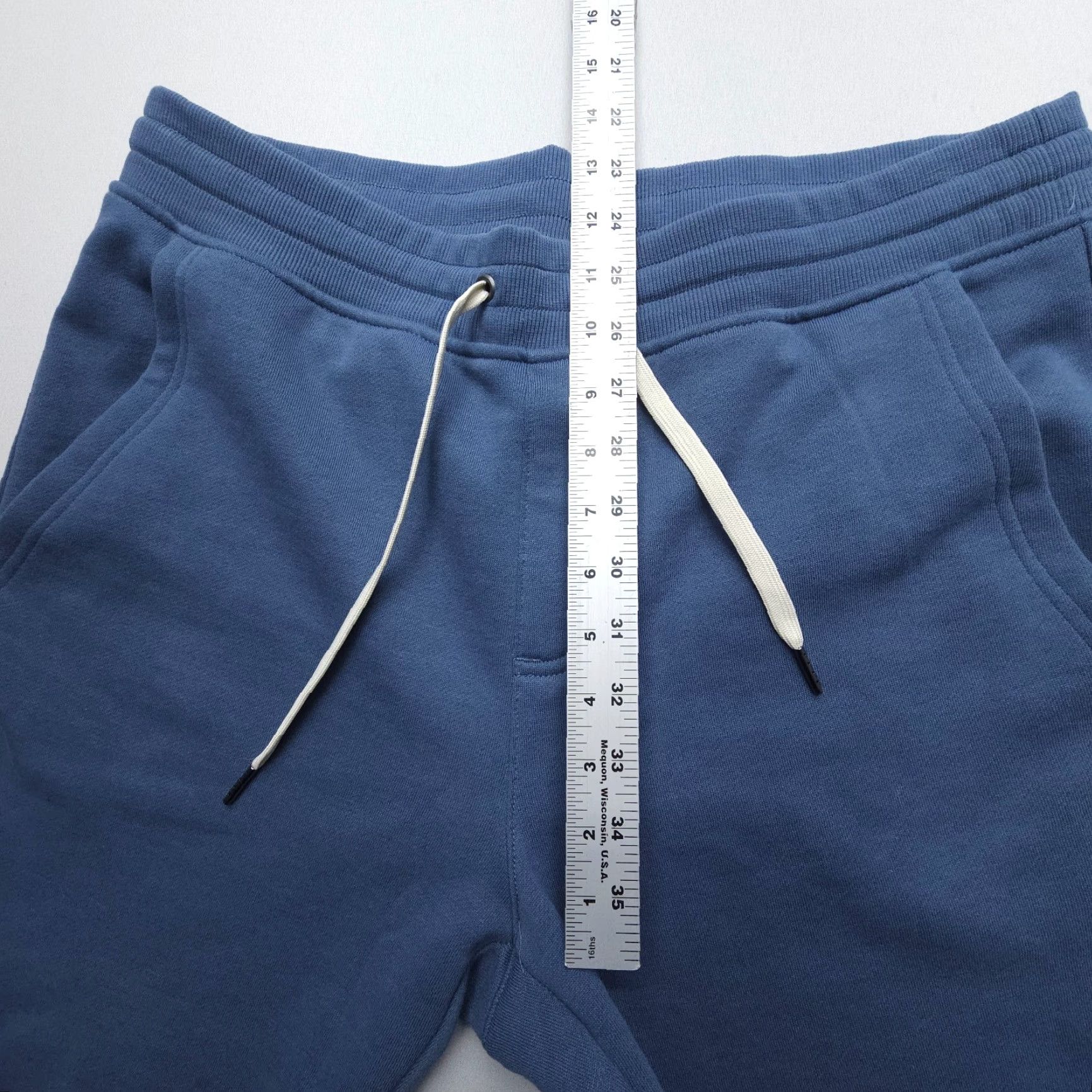 Vintage True Classic Fleece Jogger Sweatpants Mens Large Blue Regular Jogger Pants Gear Pattern Solid Slouchy Casual Mens Size US 33 - 7 Thumbnail