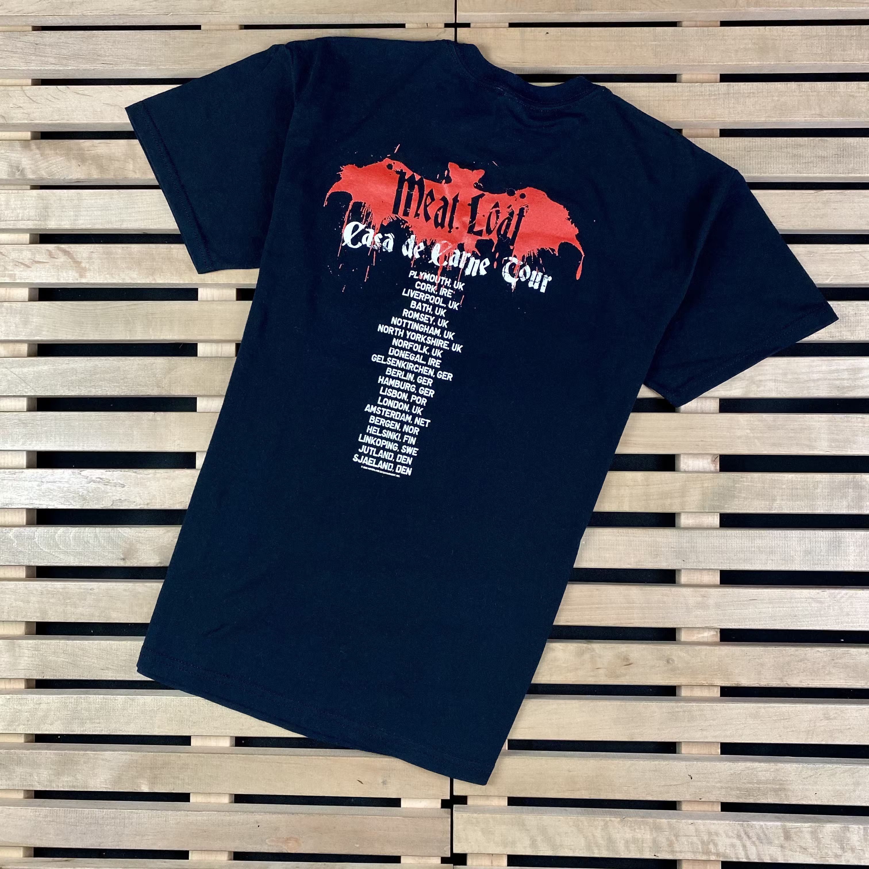 Band Tees × Vintage Mens Vintage T Shirt Meat Loaf Size M Size US M / EU 48-50 / 2 - 6 Thumbnail