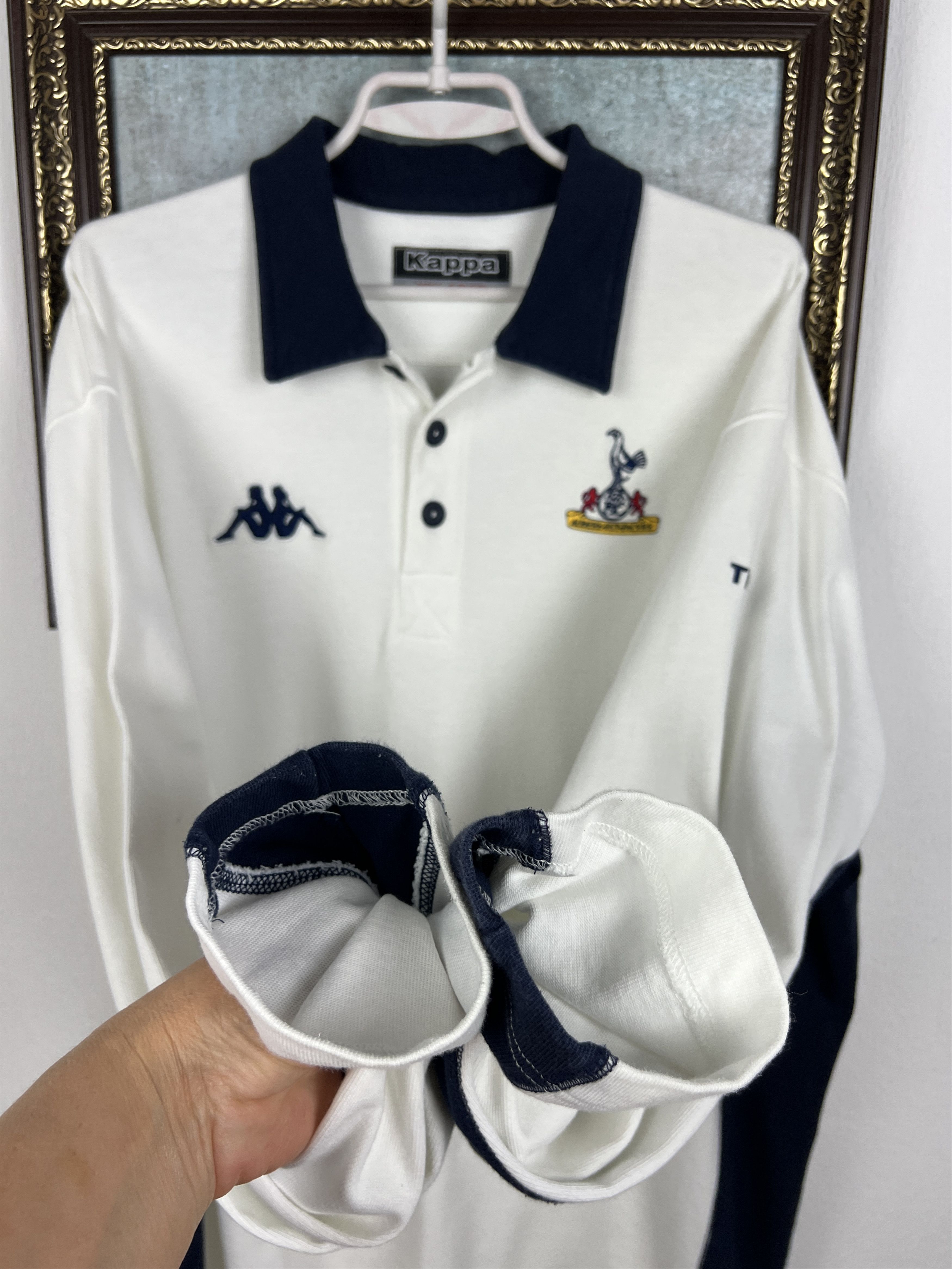 Kappa Tottenham Football Polo Shirt Long Sleeve Jersey Trikot Size US XXL / EU 58 / 5 - 5 Thumbnail