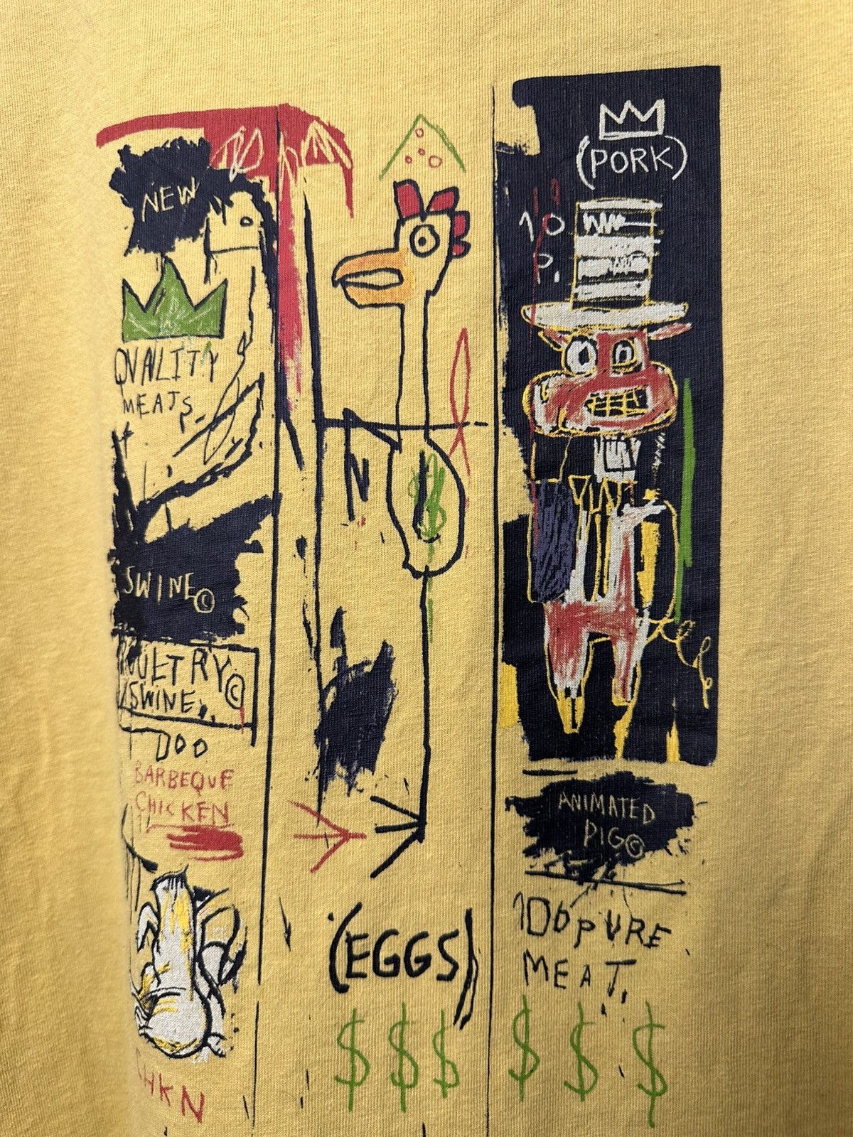 Jean-Michel Basquiat 🔥 Uniqlo x Jean Michel Basquiat Pop Graphic Tee T Shirt Y2K Size US S / EU 44-46 / 1 - 7 Thumbnail
