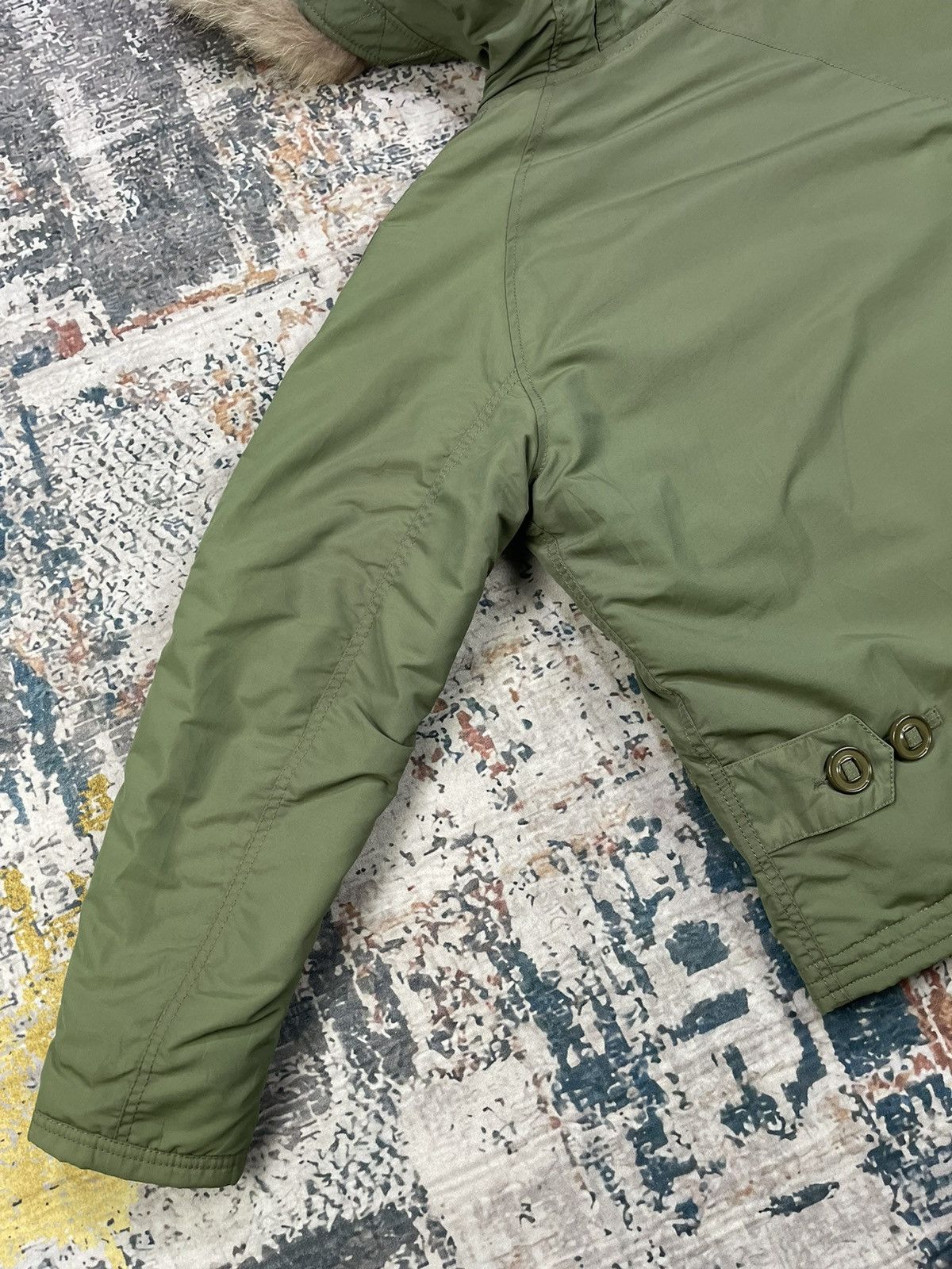 Japanese Brand Back Number Flying Bomber Snorkel Furry Hoodies Size US S / EU 44-46 / 1 - 6 Thumbnail