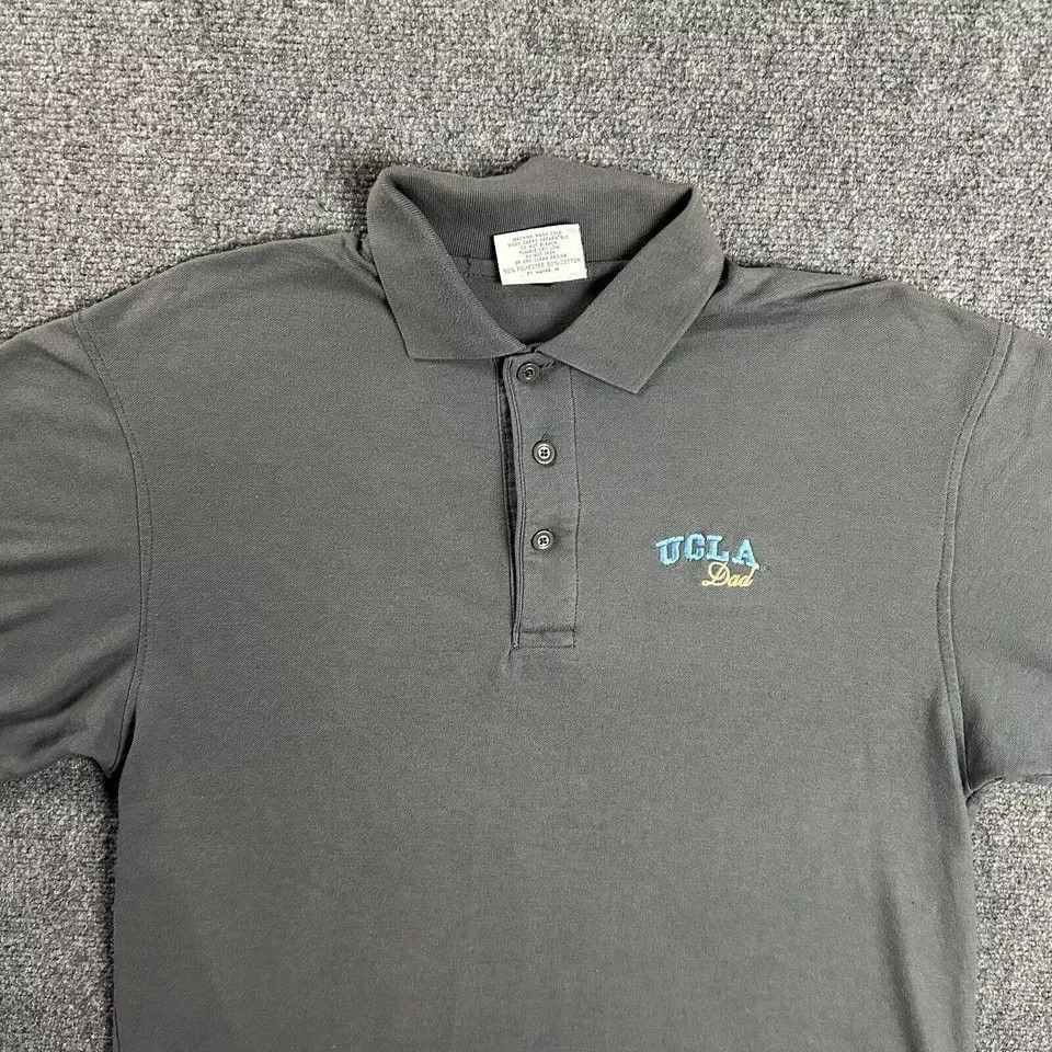 Other UCLA Bruins Polo Shirt Mens Large Gray Golf Logo Heavyweight Size US L / EU 52-54 / 3 - 2 Thumbnail