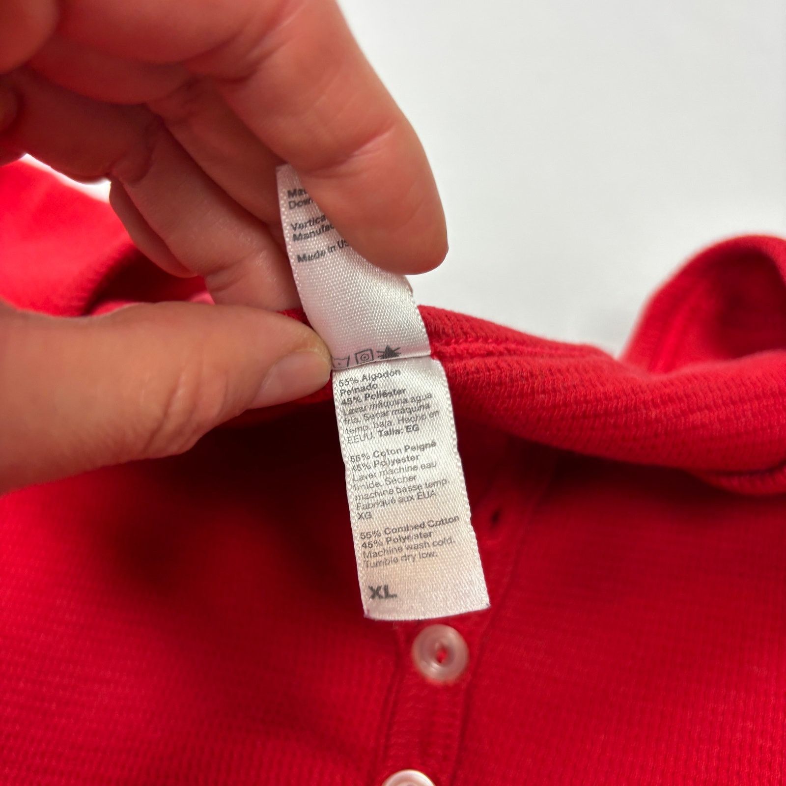 American Apparel × Vintage Vintage American Apparel Henley Dexter Kill Shirt Thermal XL Size US XL / EU 56 / 4 - 5 Thumbnail