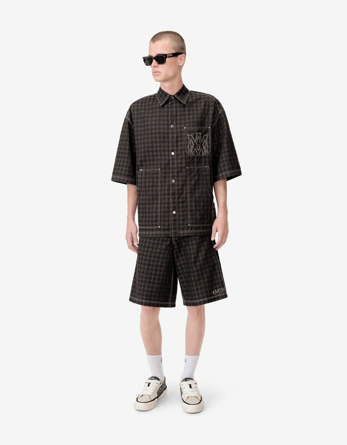 Amiri Amiri Black MA Quad Work Shorts Size US 32 / EU 48 - 5 Thumbnail