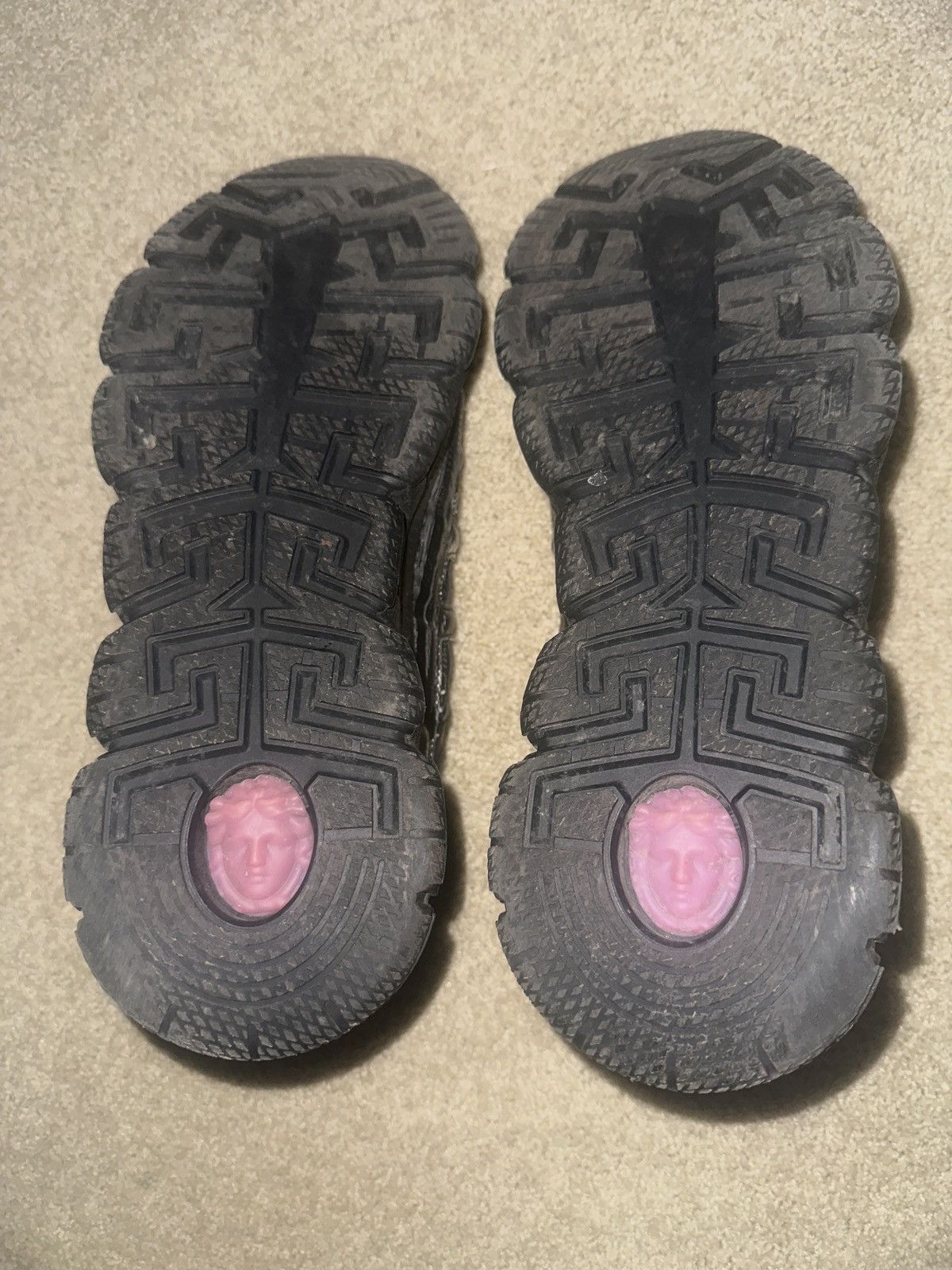 Versace Versace Trigreca ‘Milan- Black’ Size US 12 / EU 45 - 6 Thumbnail