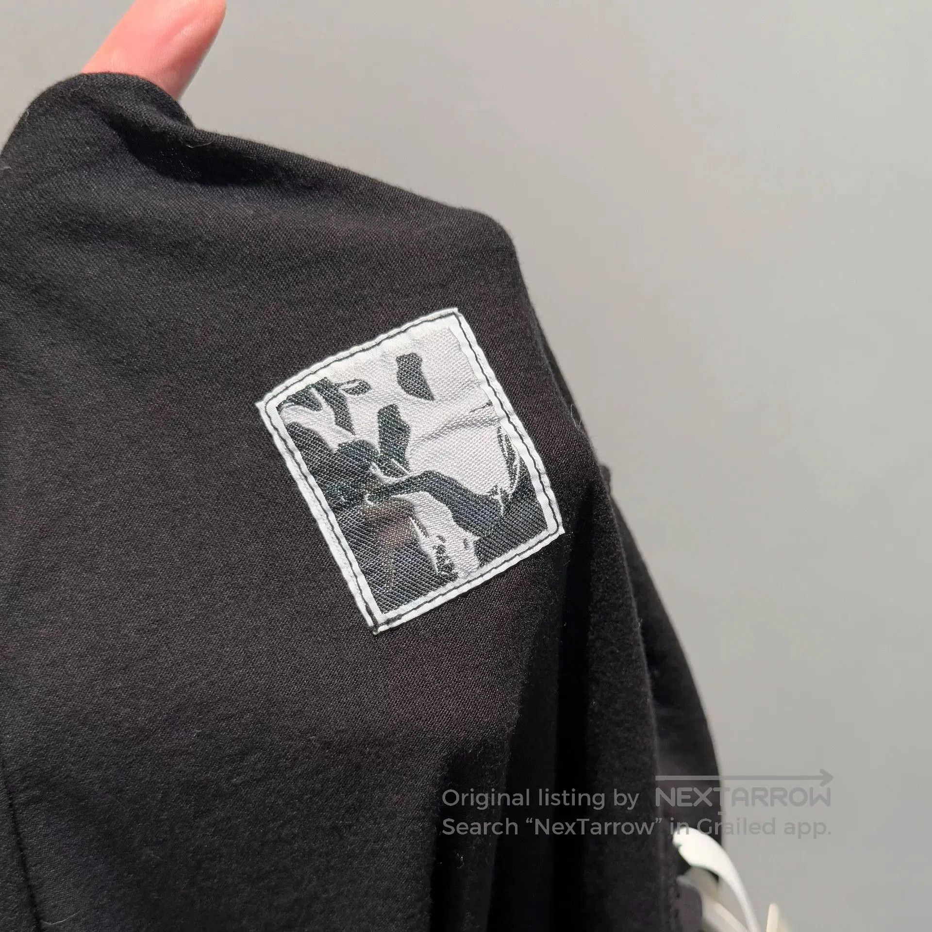 Rick Owens black long sleeve graphic top for women. Size XXS / US 00 / IT 34 - 6 Thumbnail