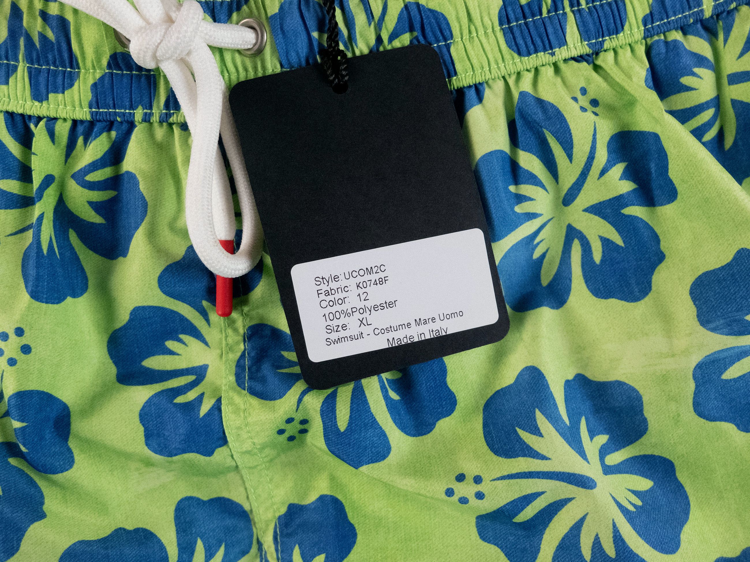 Kiton KITON Napoli green & blue floral print nylon swim shorts XL Size US 36 / EU 52 - 6 Thumbnail