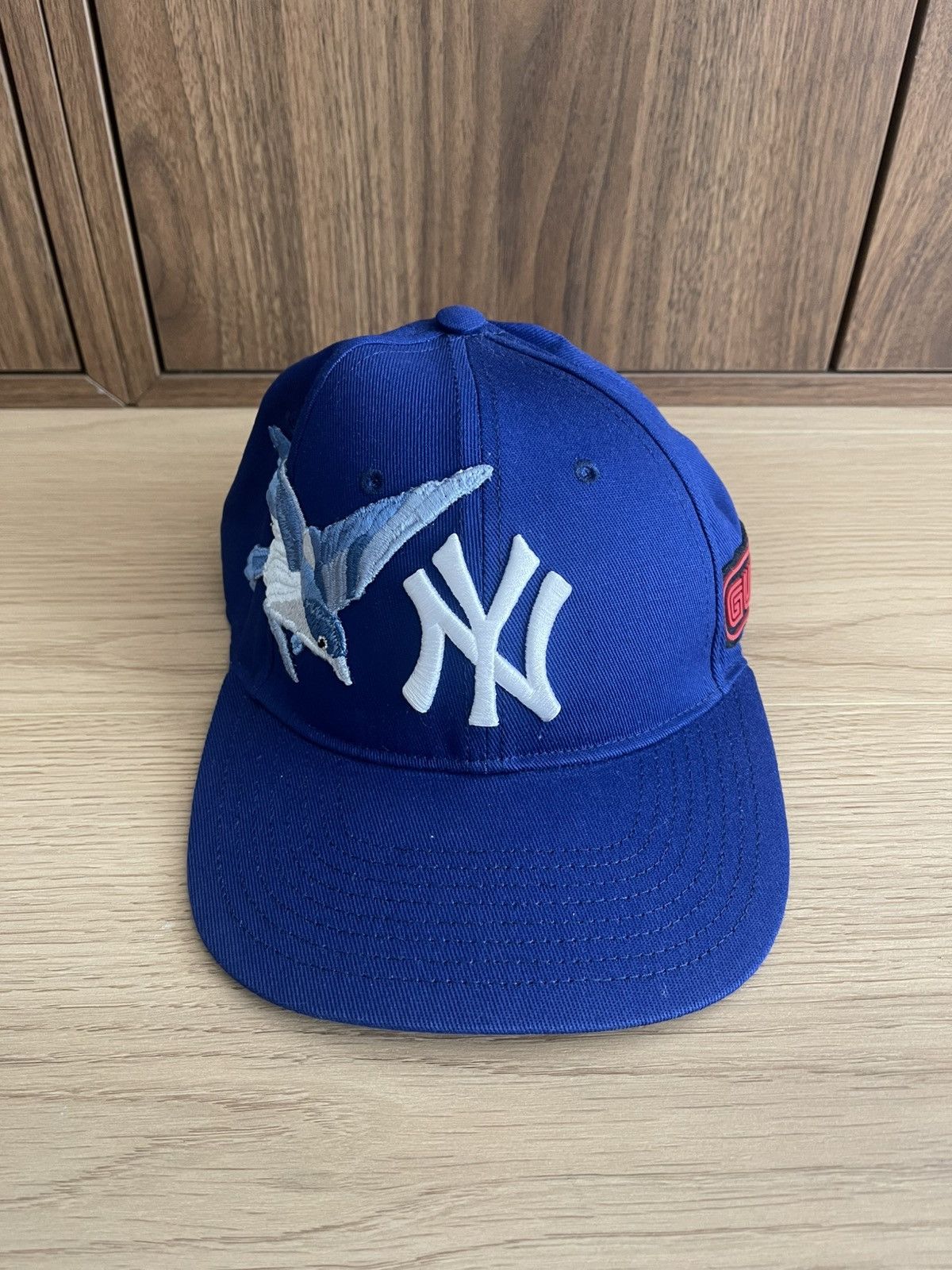 Gucci × MLB Gucci x MLB Navy Baseball Hat Size ONE SIZE - 2 Thumbnail