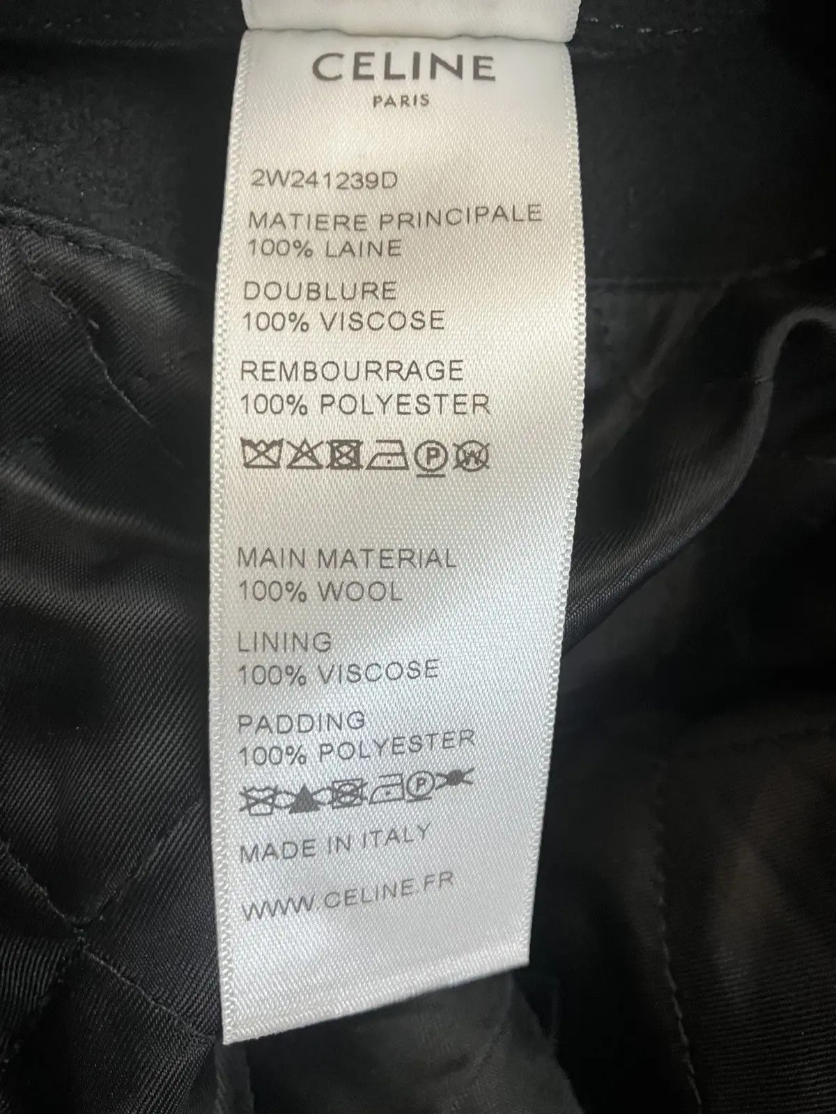 Celine FW20 Wool Teddy Bomber Jacket Size US L / EU 52-54 / 3 - 3 Thumbnail