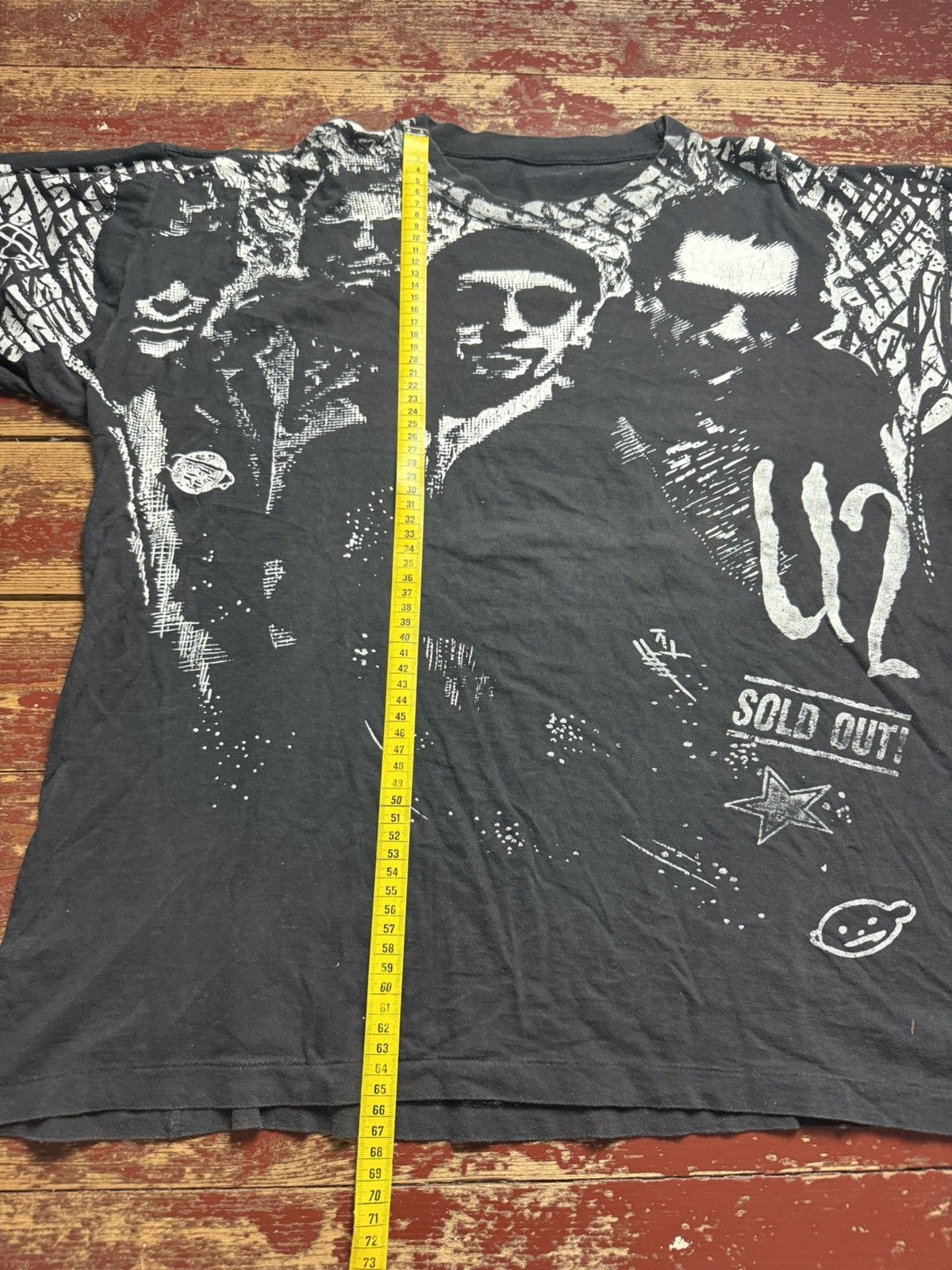 Vintage Vintage U2 all over print Zooropa 93 Tourshirt Size US M / EU 48-50 / 2 - 6 Thumbnail