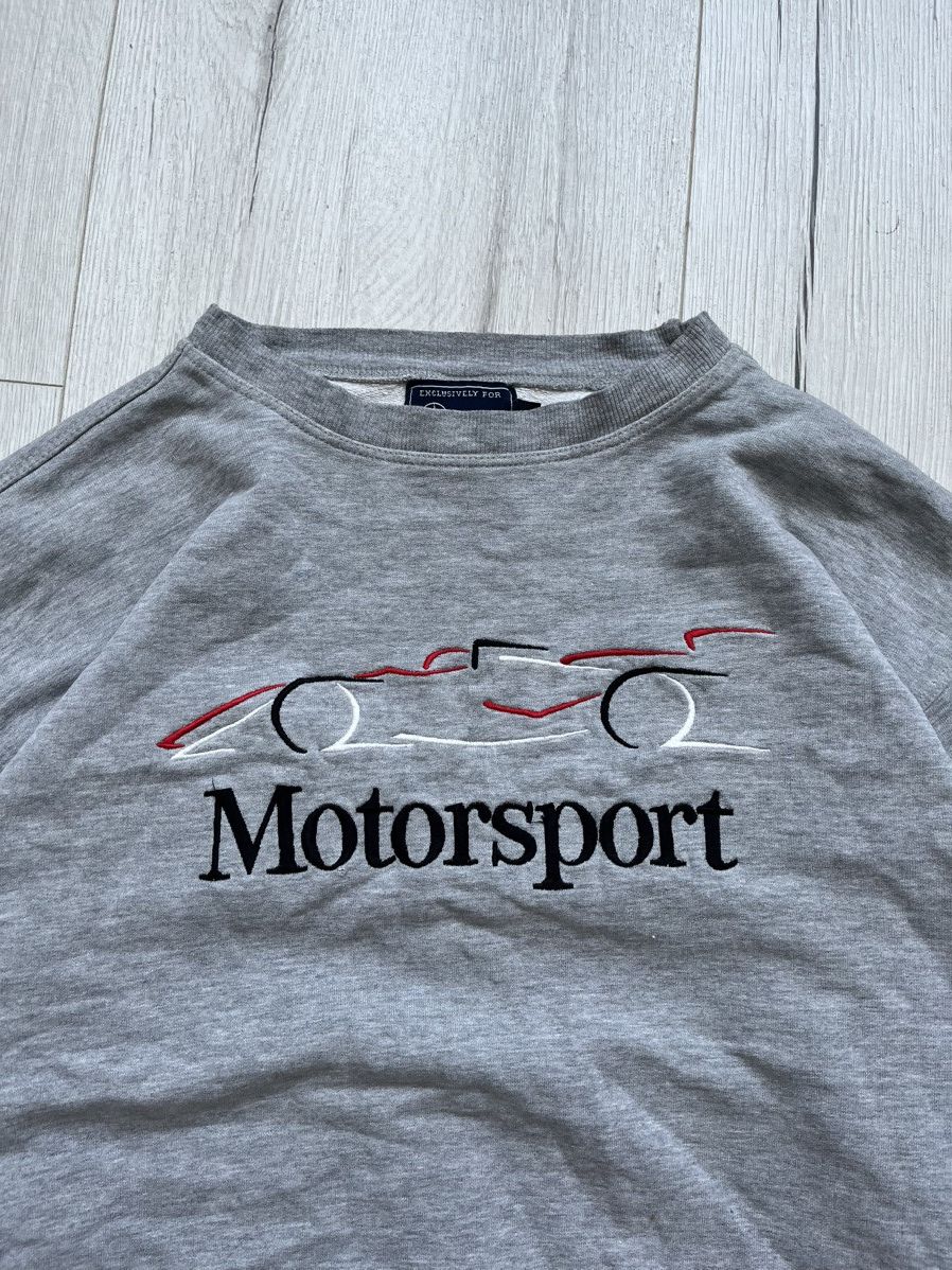 Mercedes-Benz × Vintage Vintage 90s Mersedes Motorsport Retro Y2K Boxy Sweatshirt Size US M / EU 48-50 / 2 - 2 Thumbnail