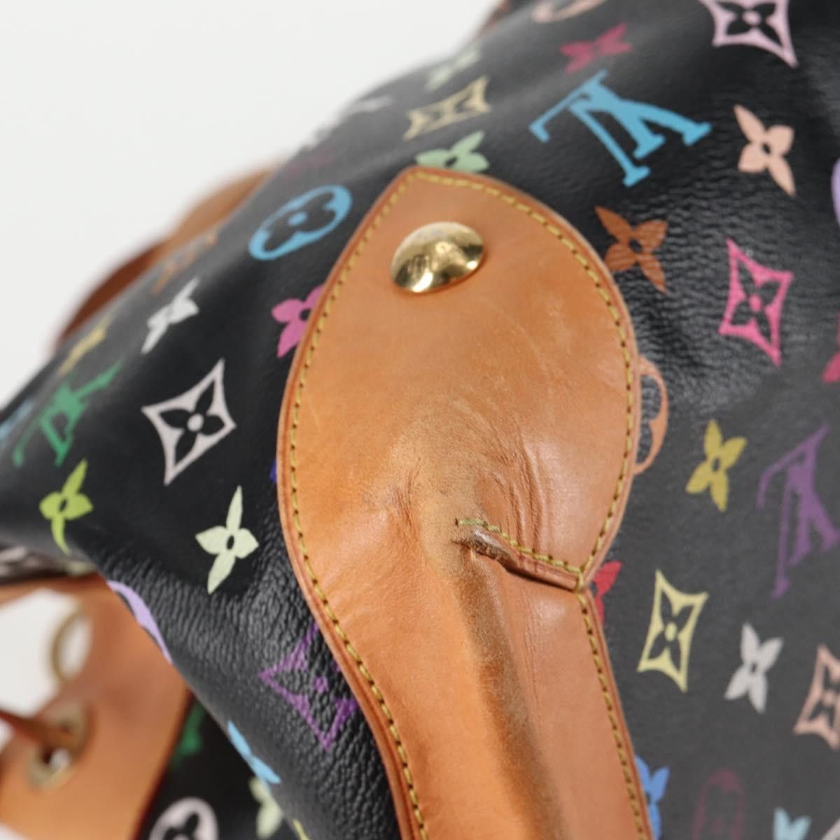Louis Vuitton LOUIS VUITTON Monogram Multicolor Ursula Tote Bag Black Size ONE SIZE - 16 Thumbnail