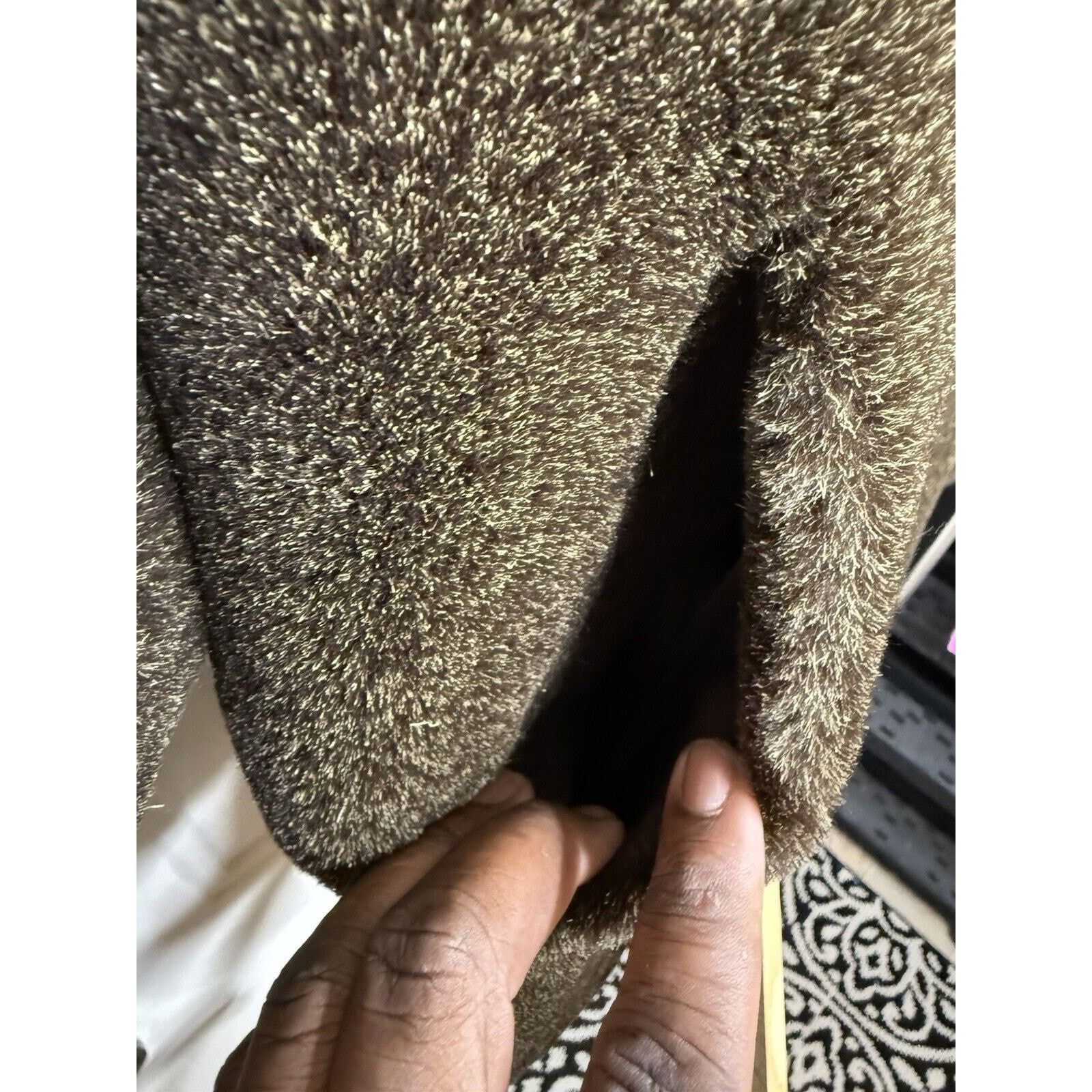 & Other Stories Bernardo Faux Fur Parka Jacket Brown Women’s Small Button Size S / US 4 / IT 40 - 7 Thumbnail