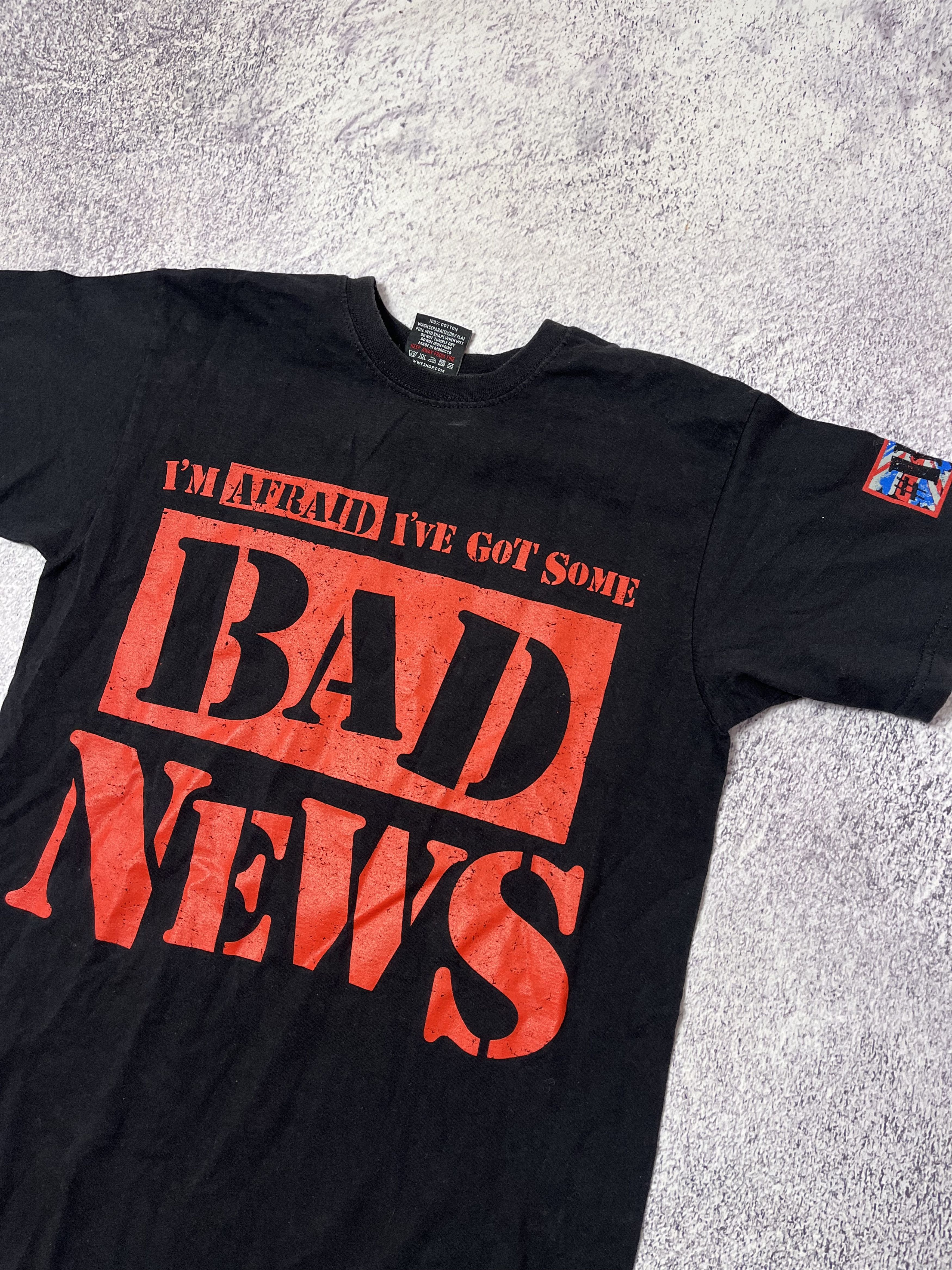 WWE Mens t-shirt WWE Bad News size S Size US S / EU 44-46 / 1 - 2 Thumbnail