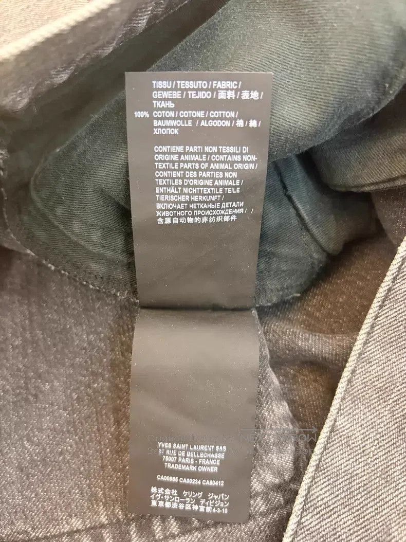 Saint Laurent Paris Saint Laurent Paris Gray Denim Jeans i Size US 30 / EU 46 - 6 Thumbnail